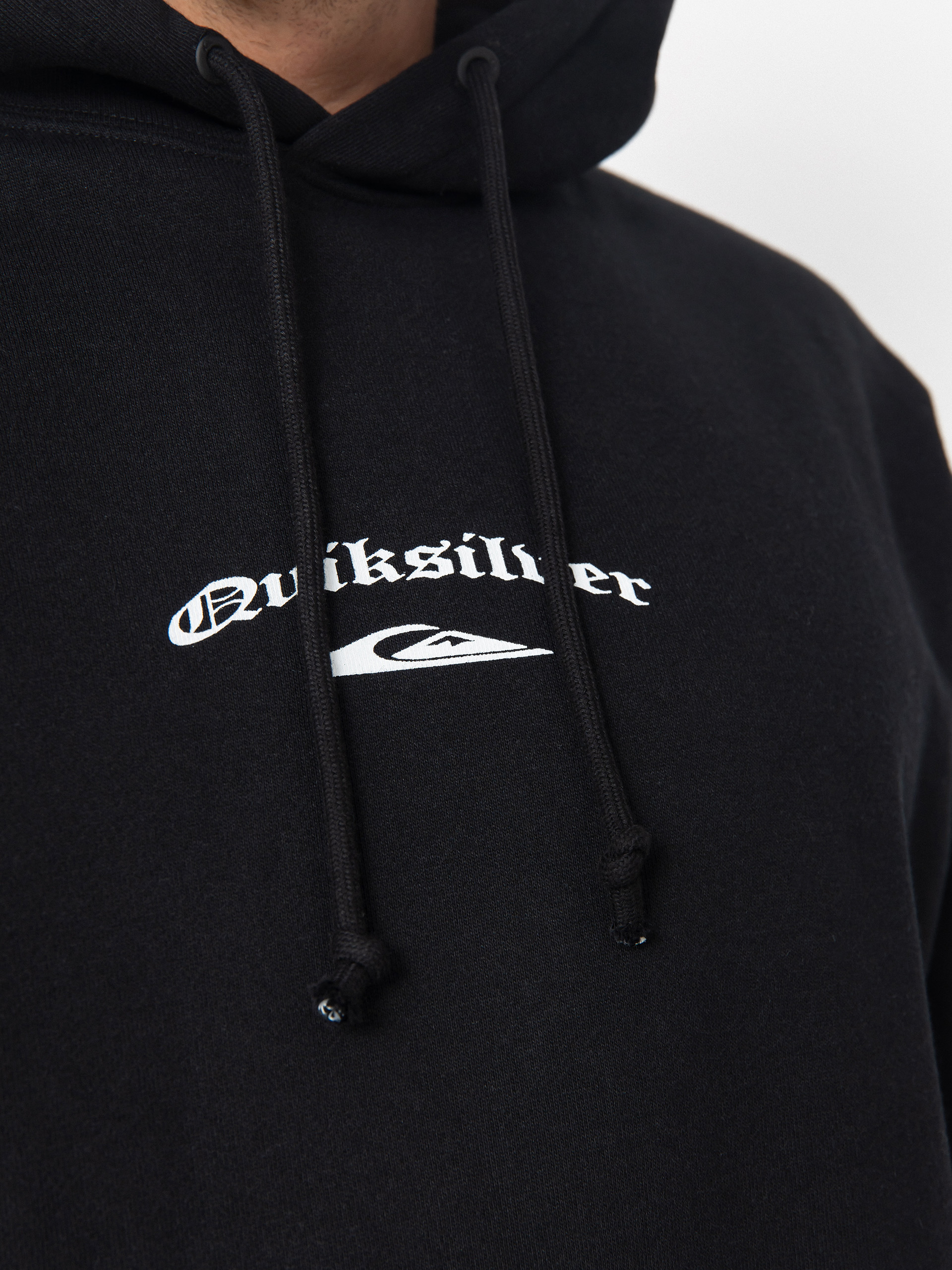 Mikina s kapucňou Quiksilver Stretch Tribal HD (black)