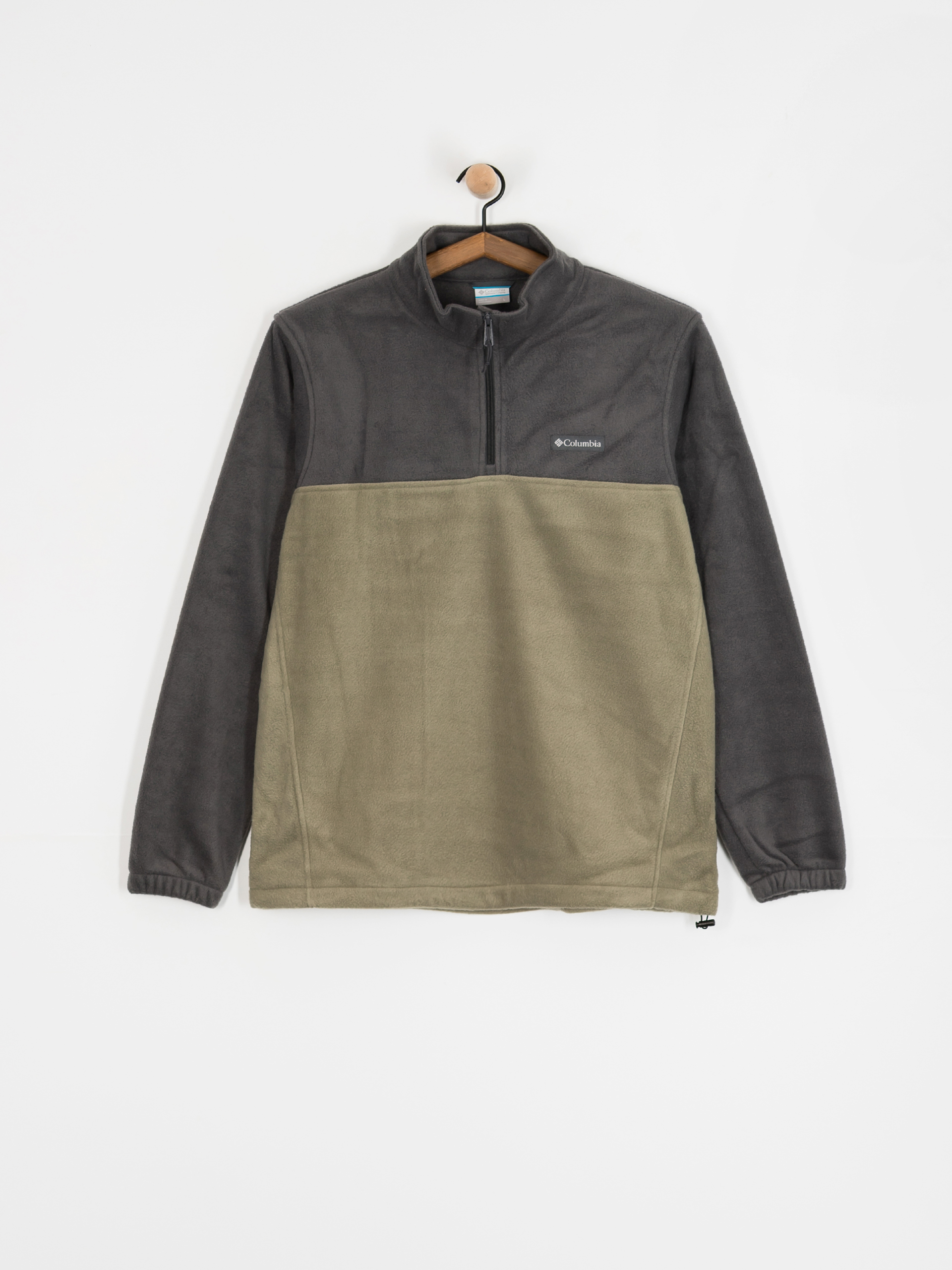 Pánsky Flísová mikina Columbia Steens Mountain Half Zip (shark/stone green)