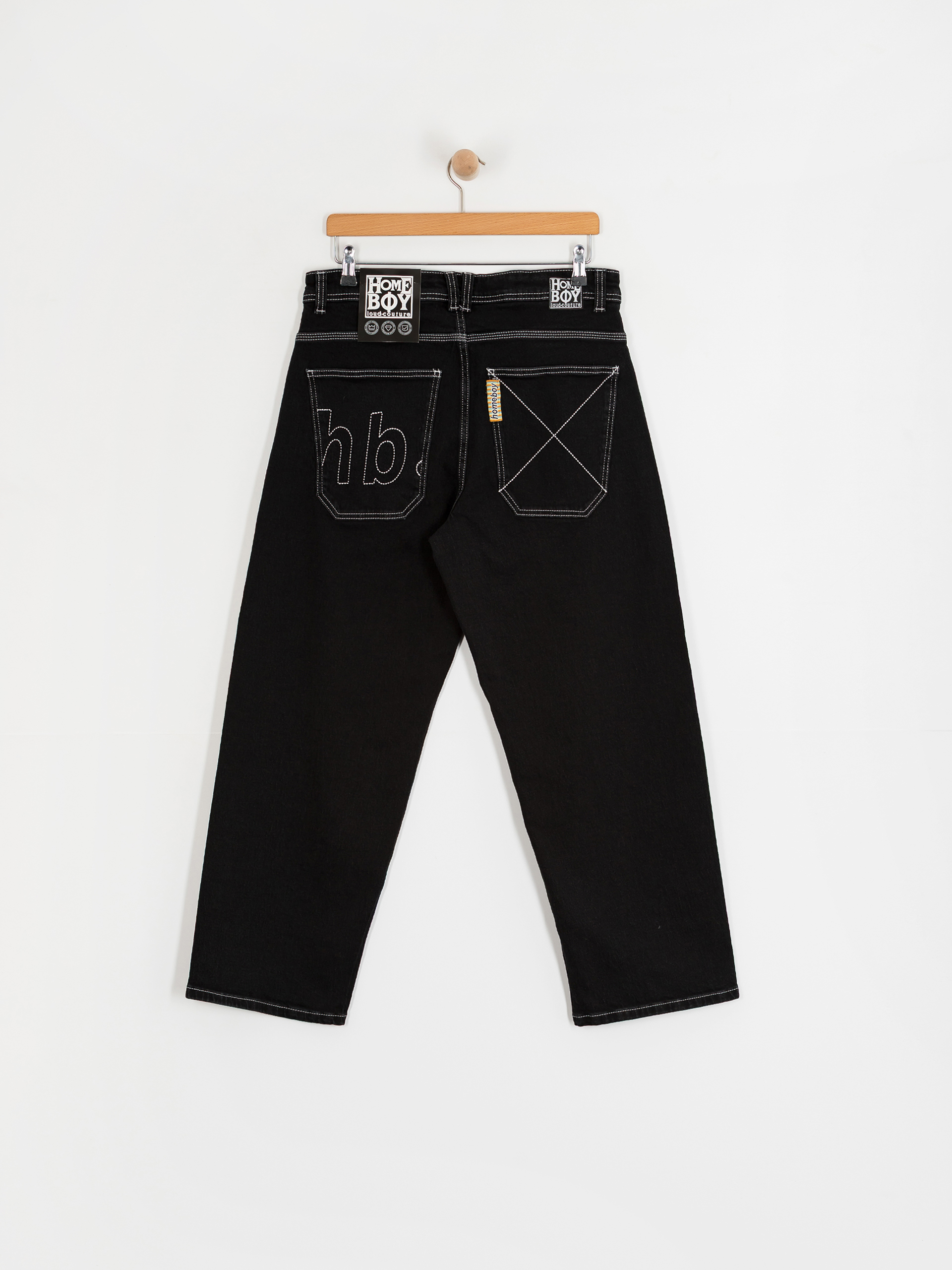 Nohavice Homeboy X Tra Monster HB Denim (washed black)