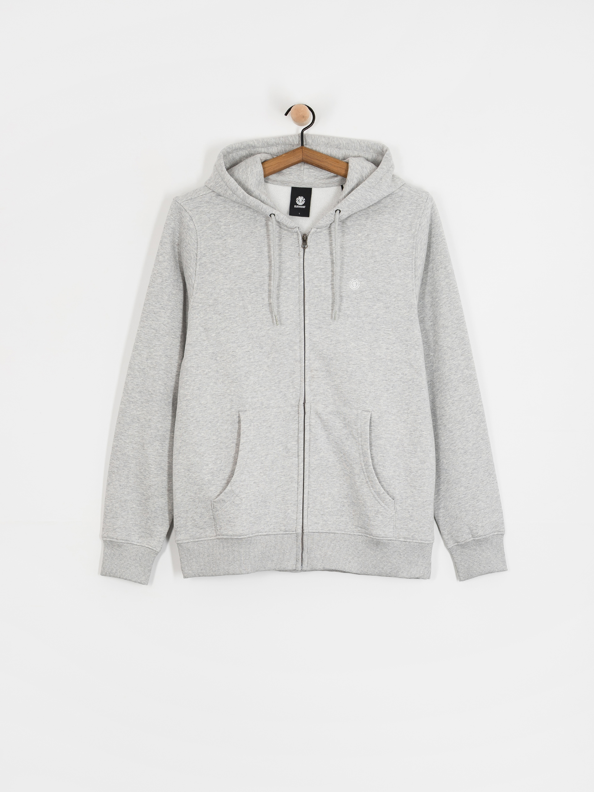 Mikina s kapucňou Element Icon Embroidery ZHD (mid grey heather)