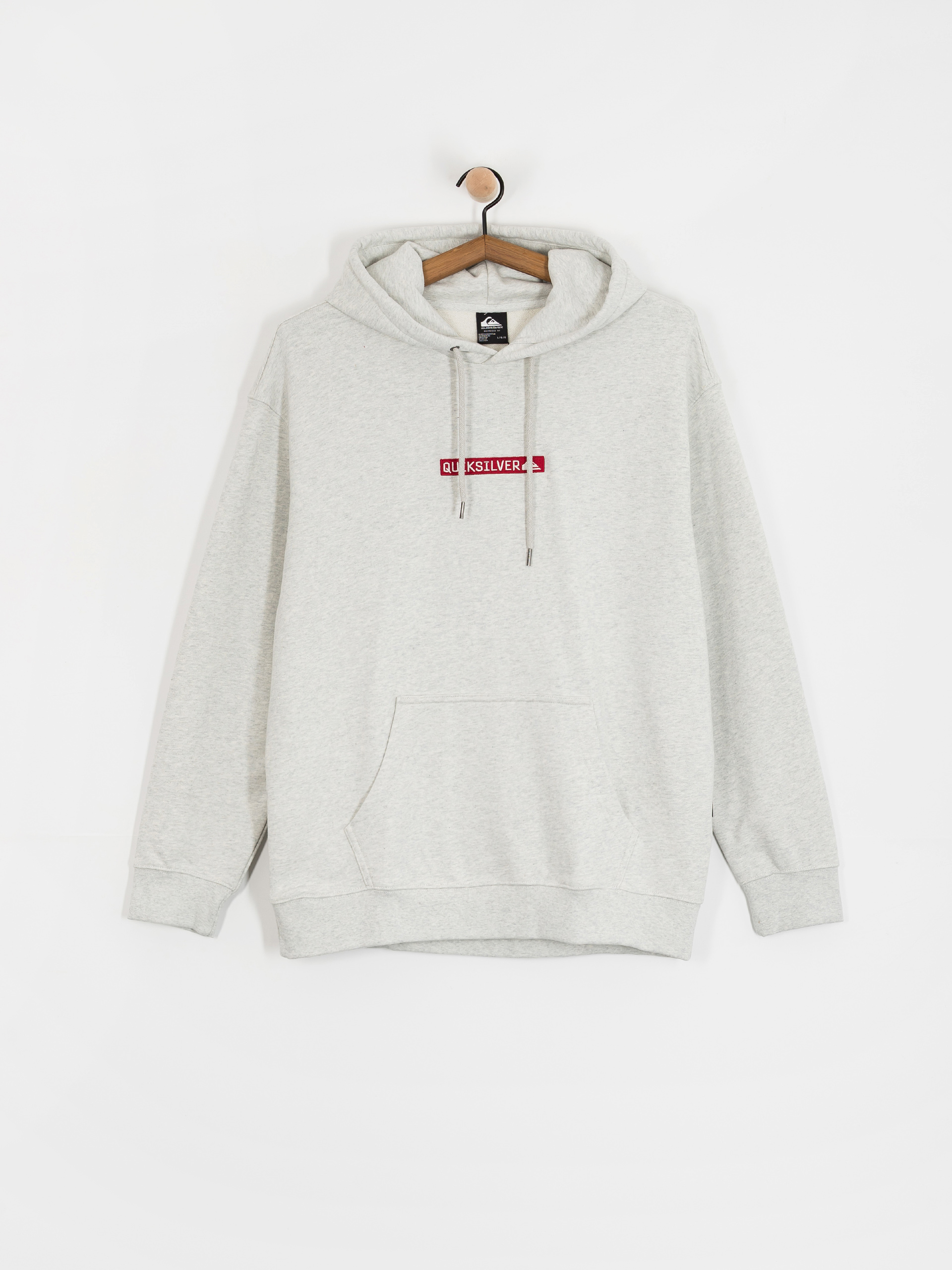 Mikina s kapucňou Quiksilver Dna HD (light grey heather)