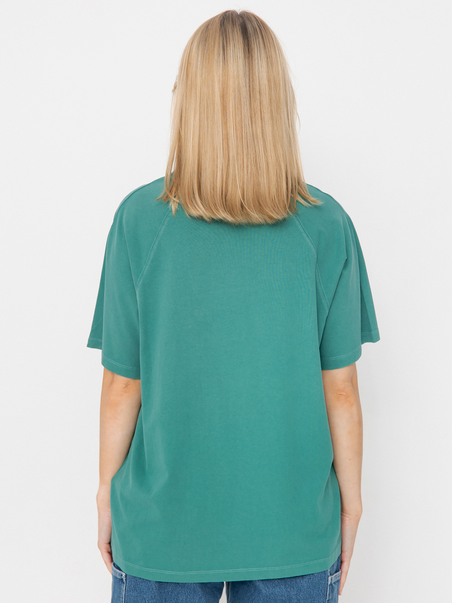 Tričko Carhartt WIP Hudson Wmn (saguaro/chalk wash)