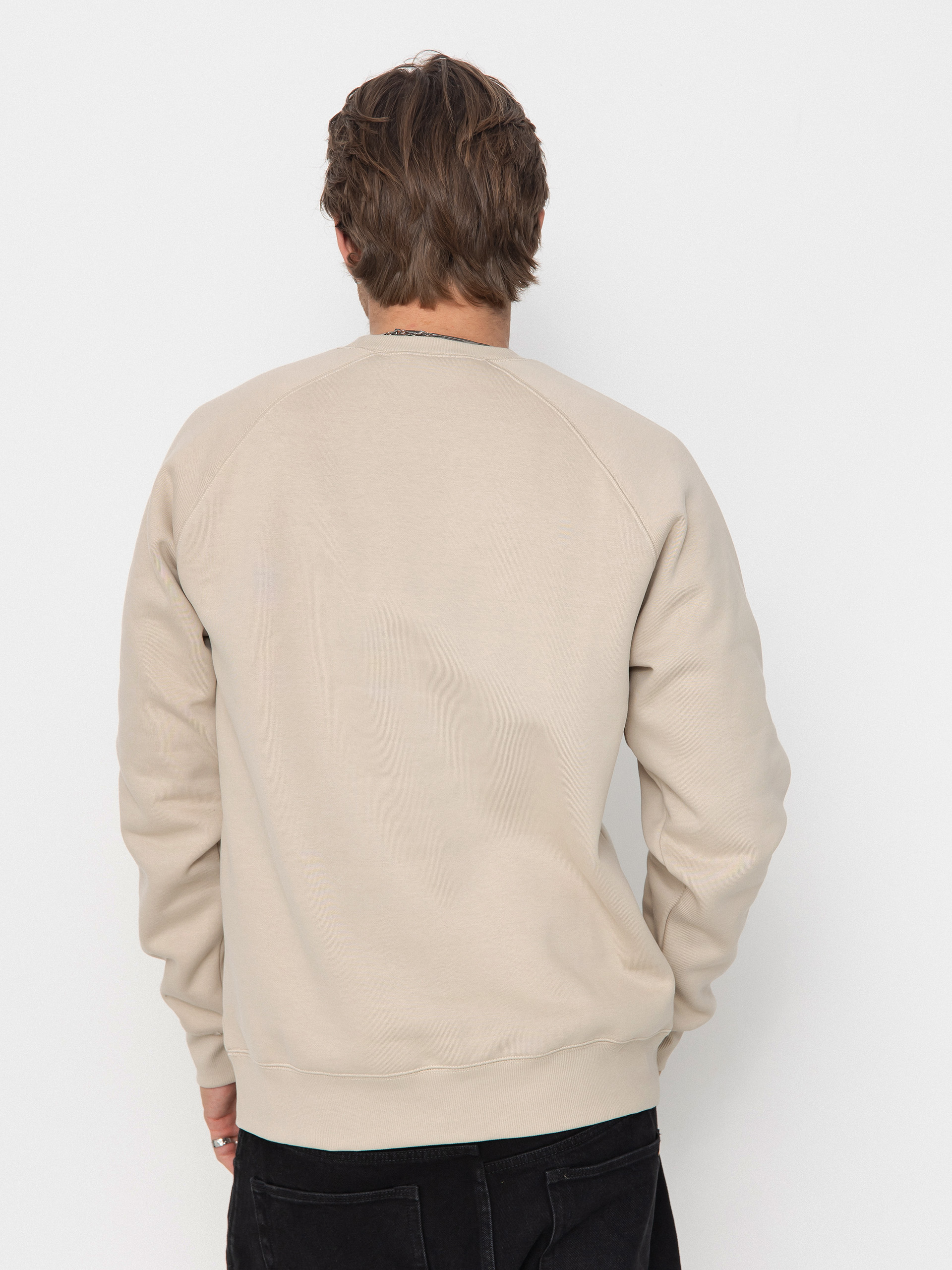 Mikina Carhartt WIP Chase (fleur de sel/gold)