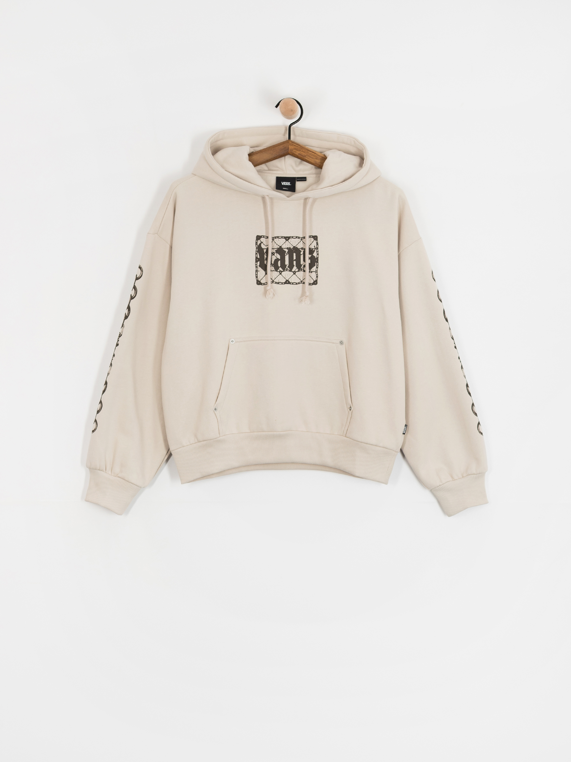 Mikina s kapucňou Vans After Dark Retro HD Wmn (taupe mist)