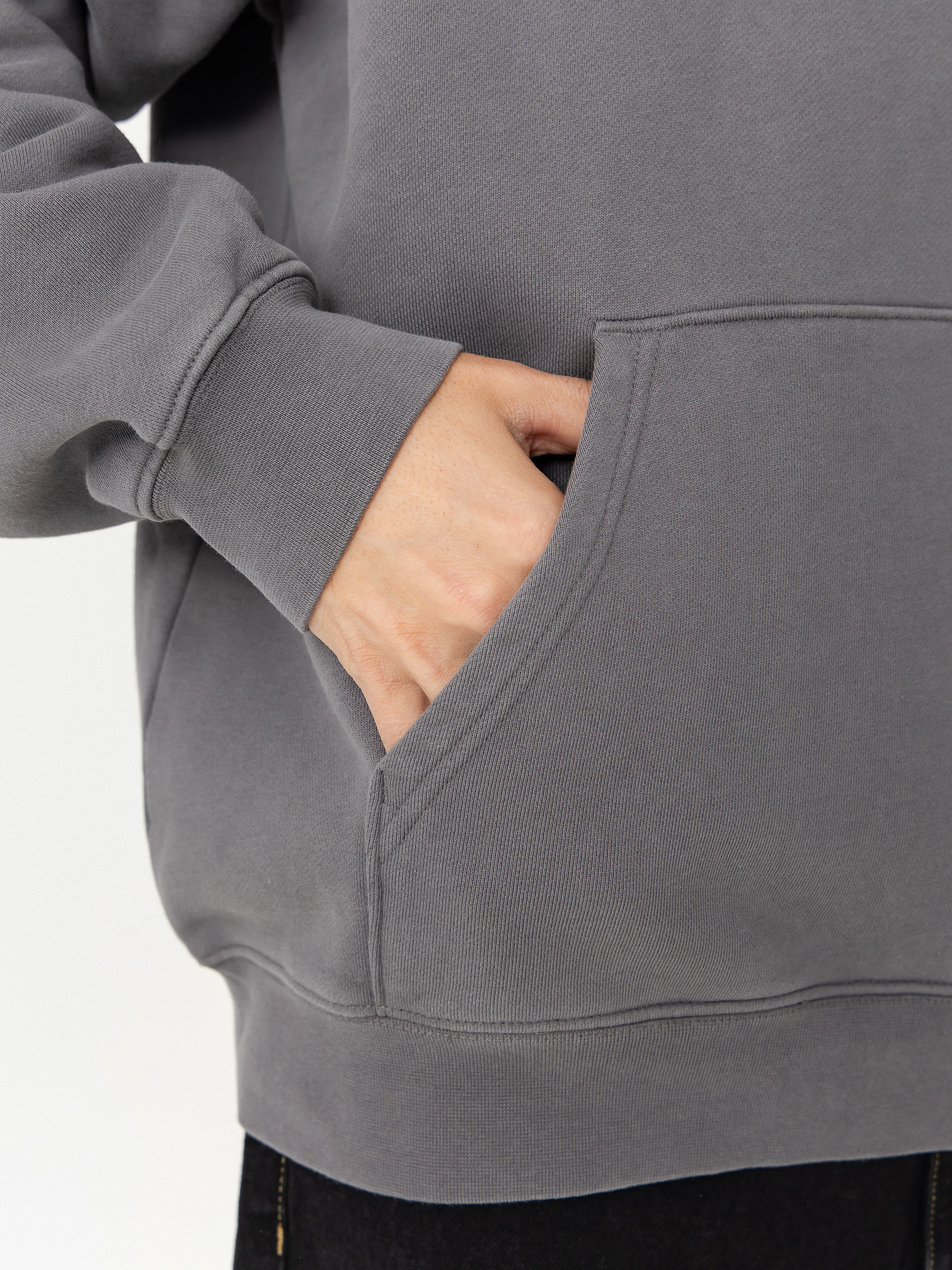 Mikina s kapucňou Vans Earthbound Loose HD (mountain essentials asphalt)