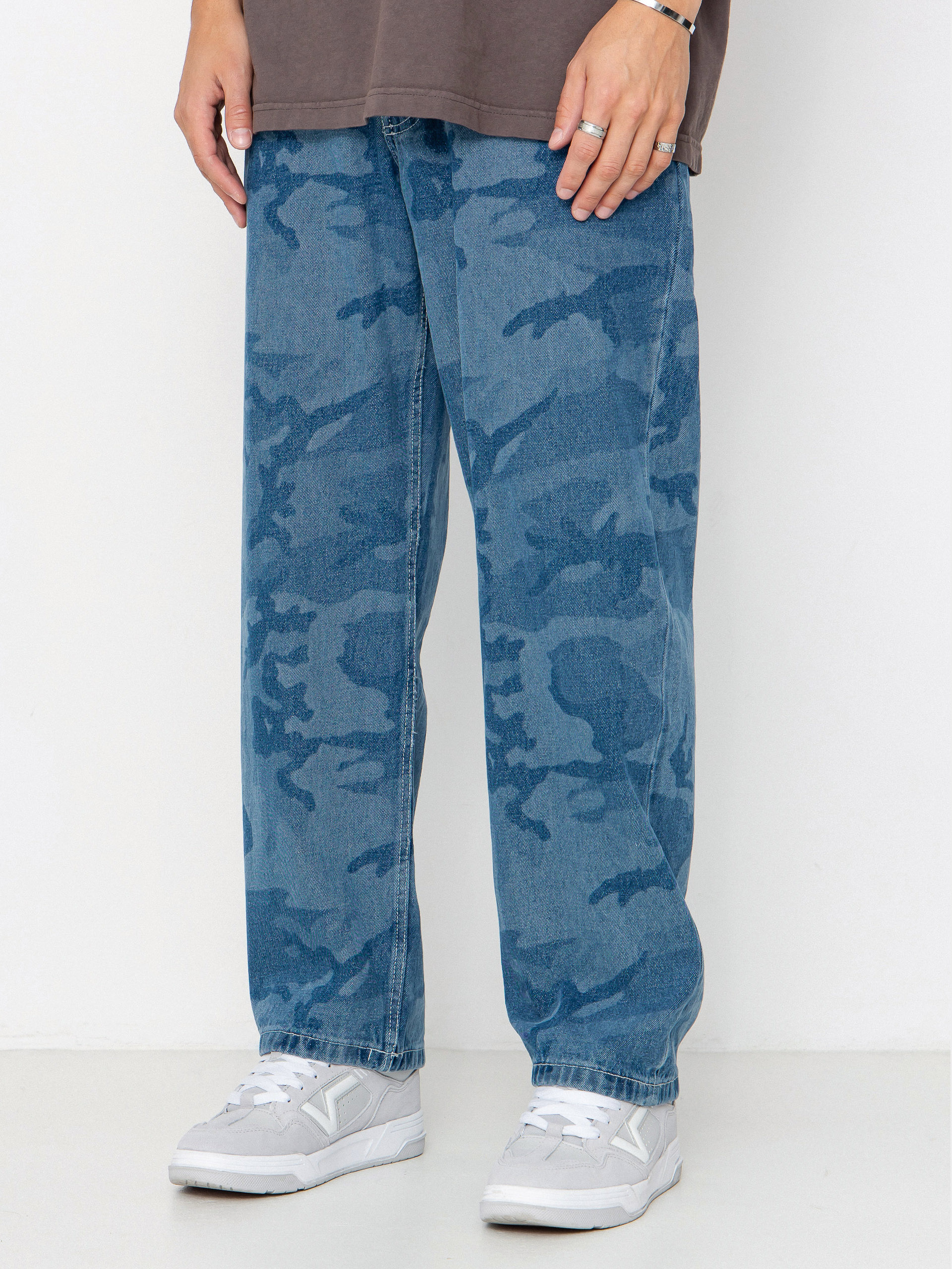 Nohavice Vans Check 5 Loose Camo Printed Denim