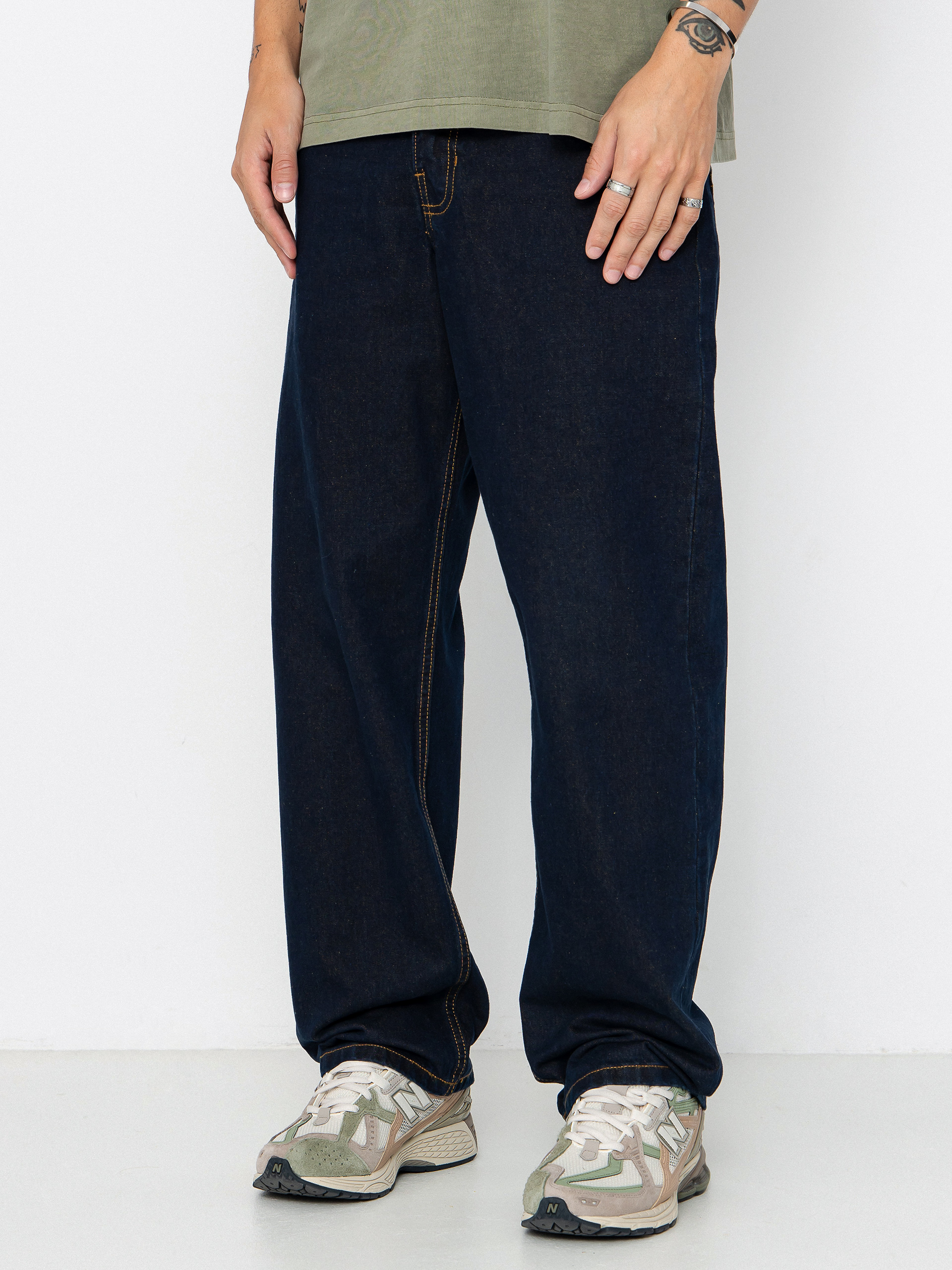 Nohavice Vans Check 5 Loose Denim (dark rinse)