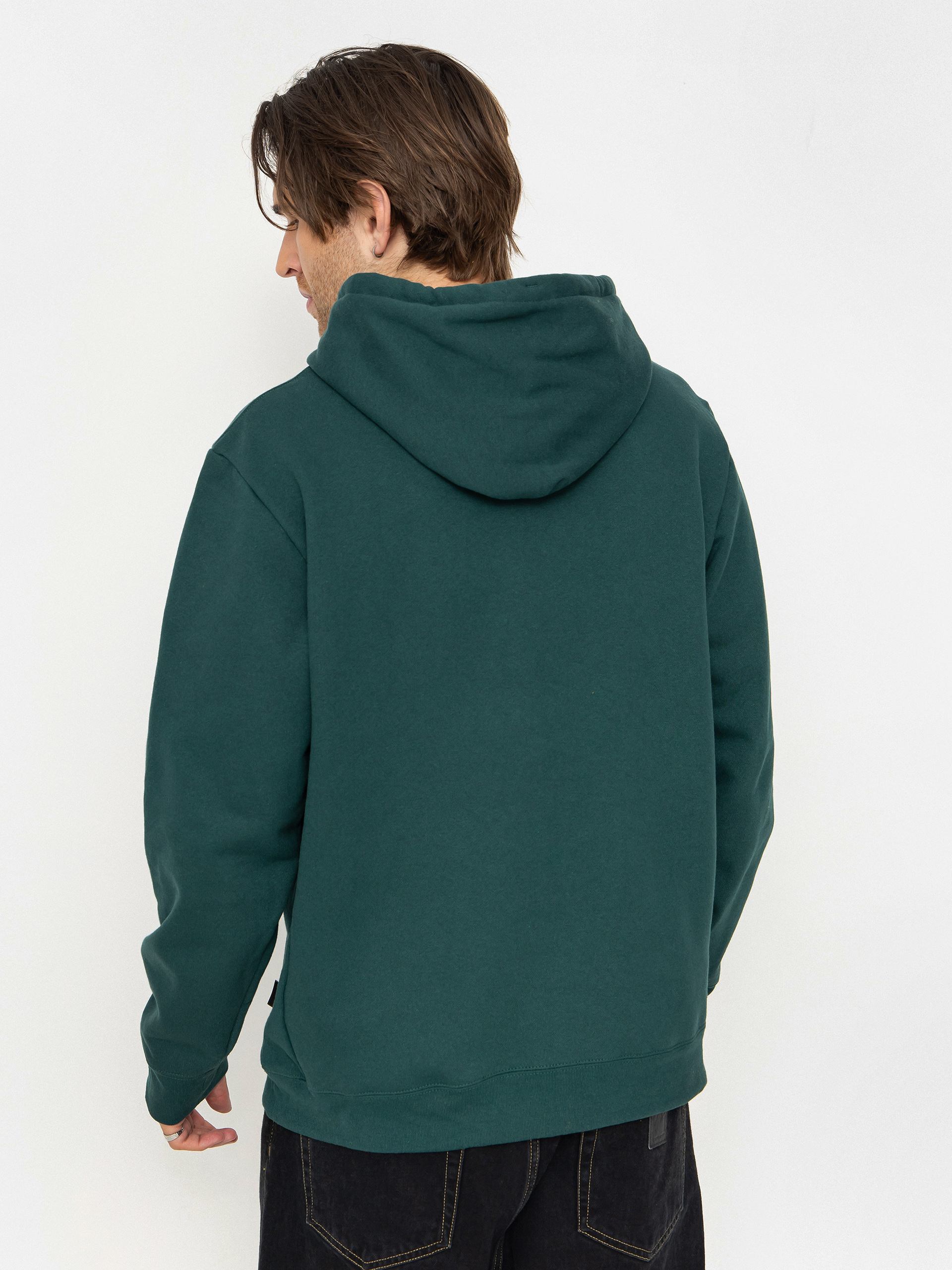 Mikina s kapucňou Patagonia P 6 Logo Uprisal HD (cascade green)