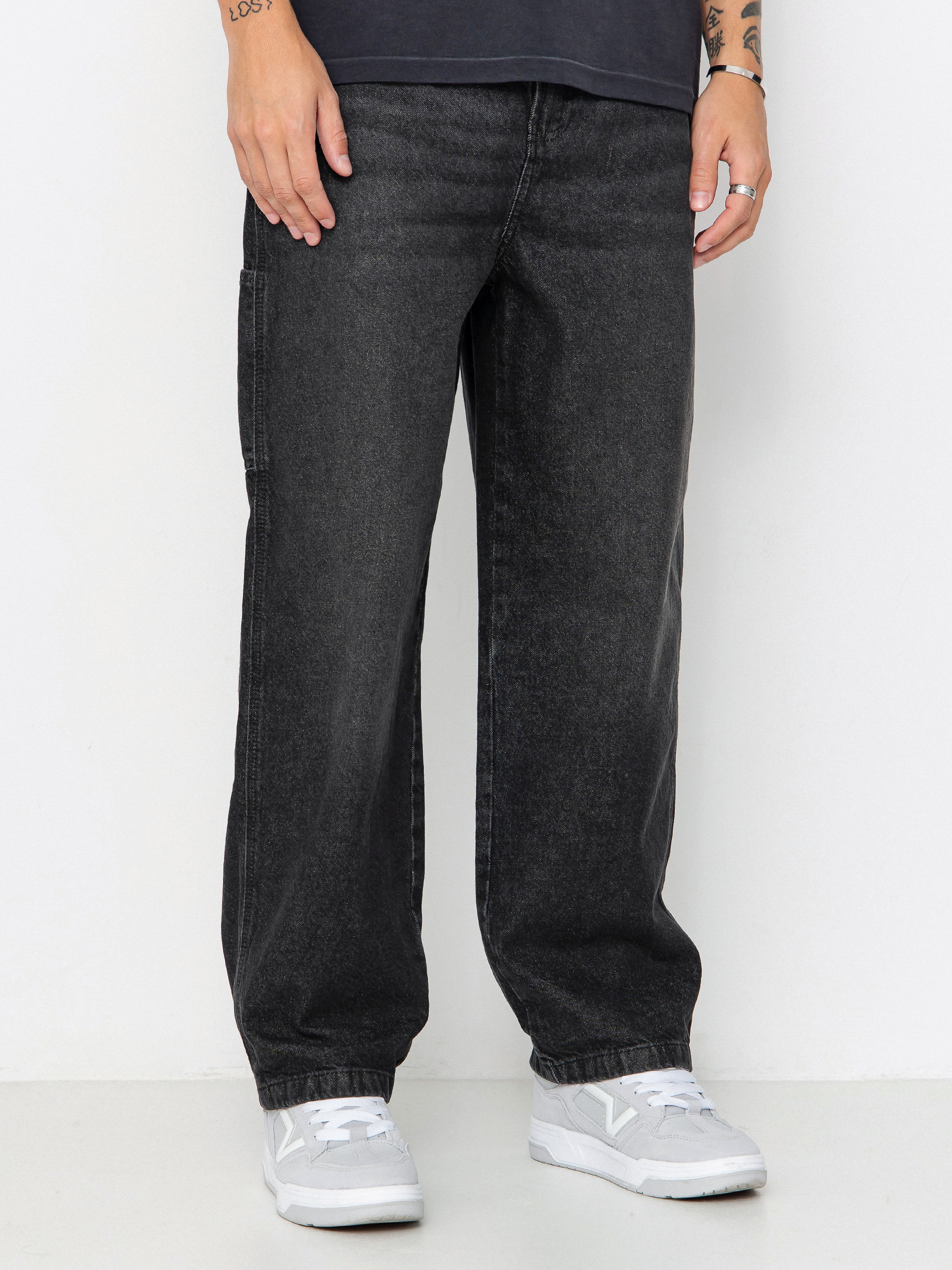 Nohavice Dickies Madison Baggy (black wash faded)