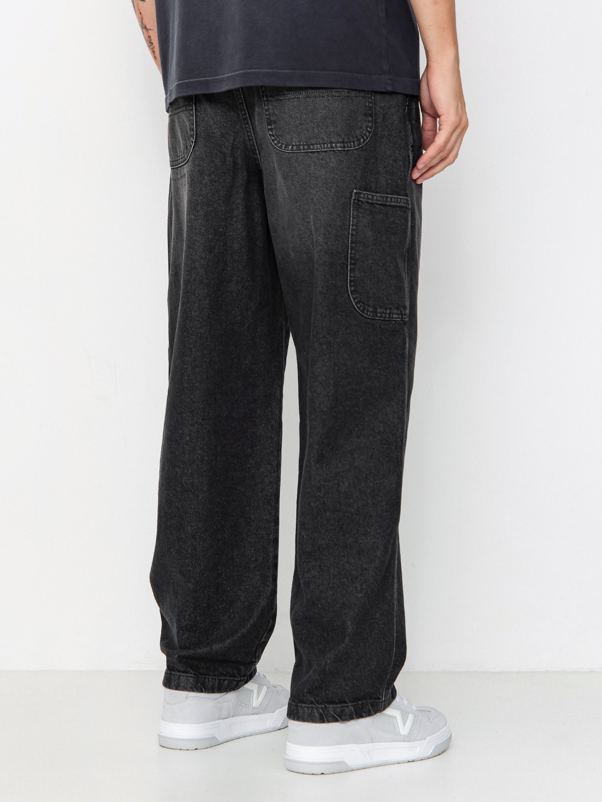 Nohavice Dickies Madison Baggy (black wash faded)