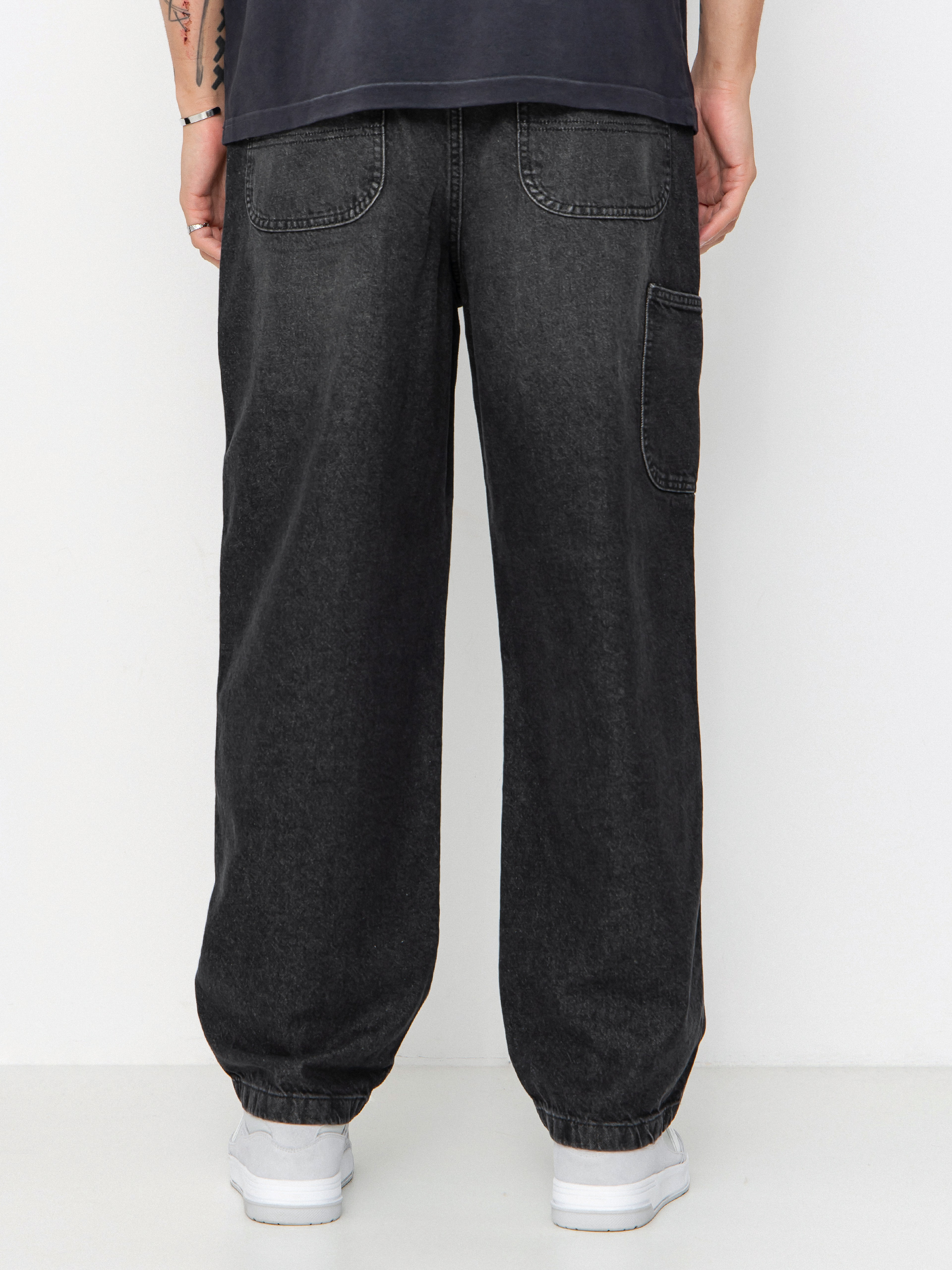 Nohavice Dickies Madison Baggy (black wash faded)