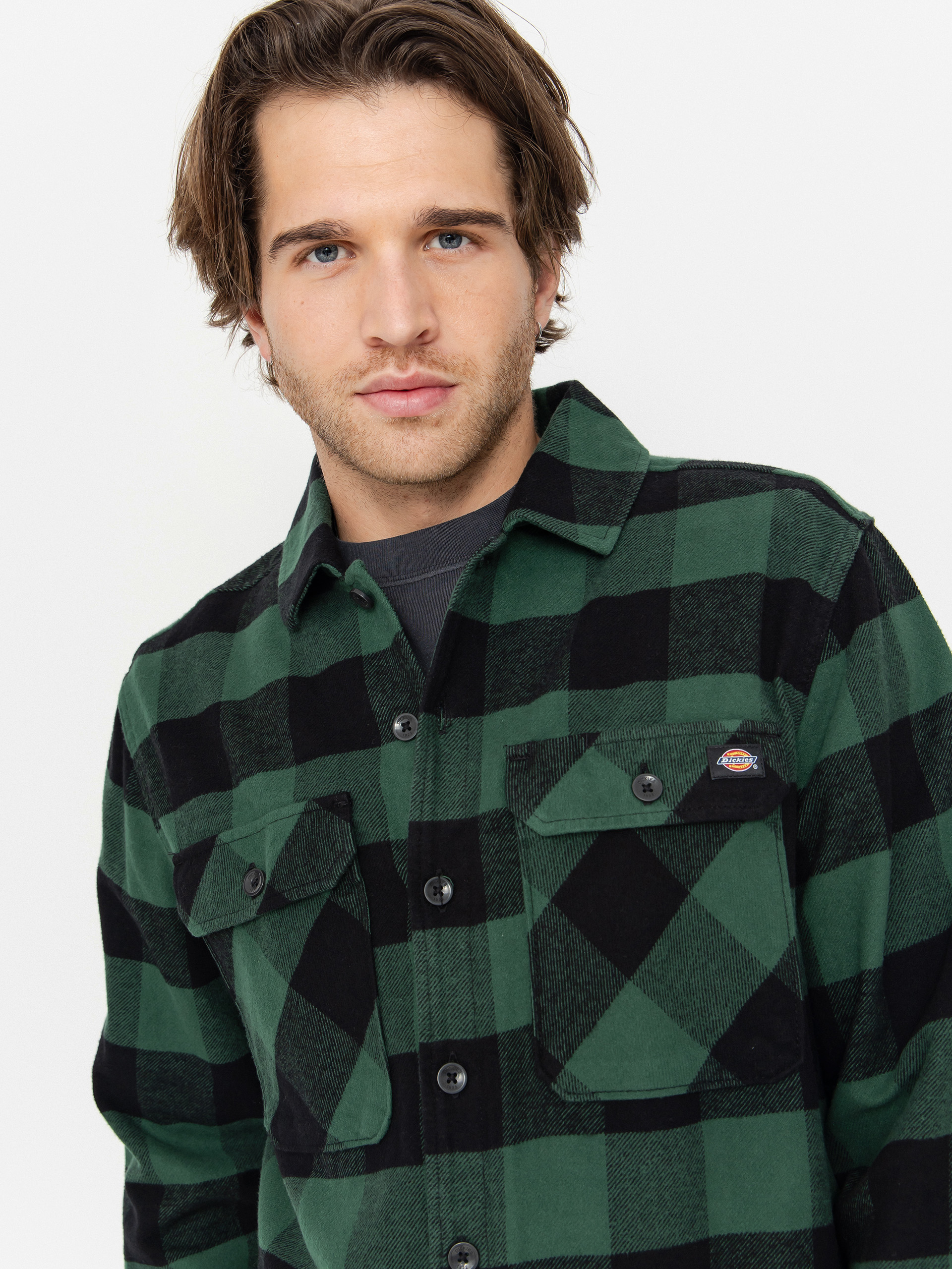 Košeľa Dickies New Sacramento (pine needle green)