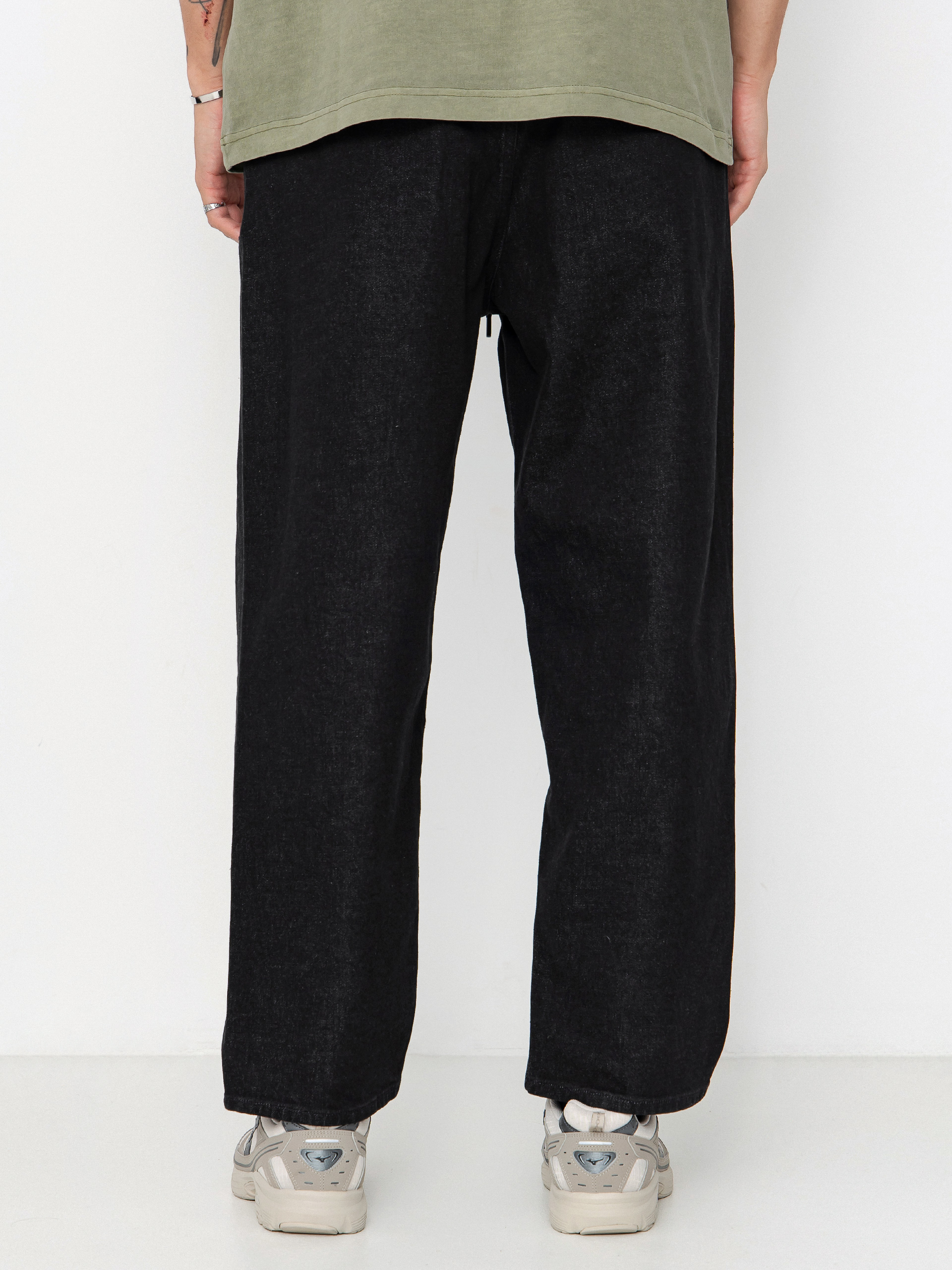 Nohavice Volcom Freazy Loose Ew Denim (black wash)