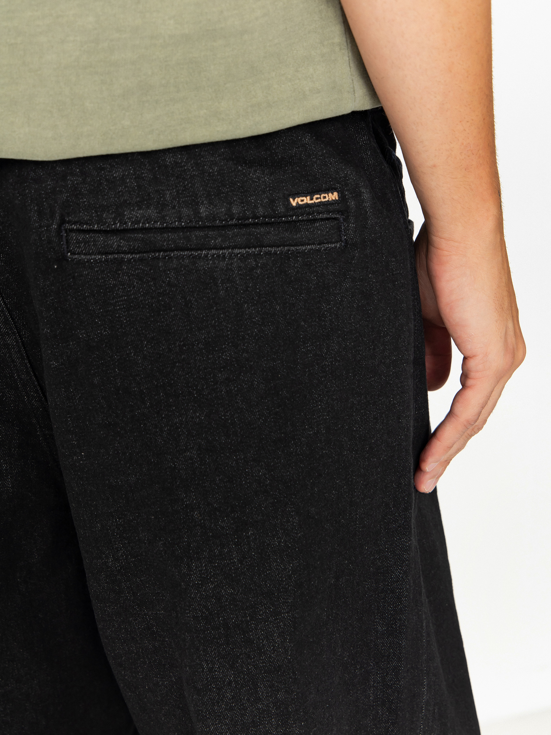 Nohavice Volcom Freazy Loose Ew Denim (black wash)