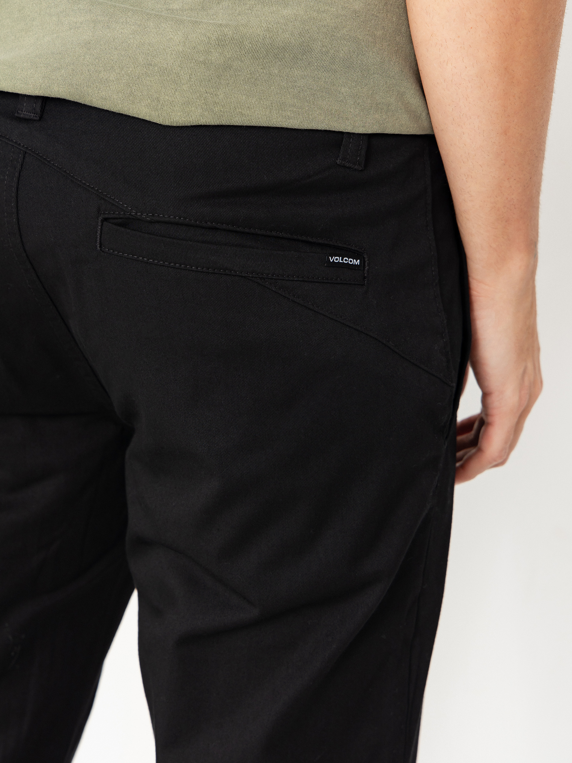 Nohavice Volcom Frickin Modern Stret (black)