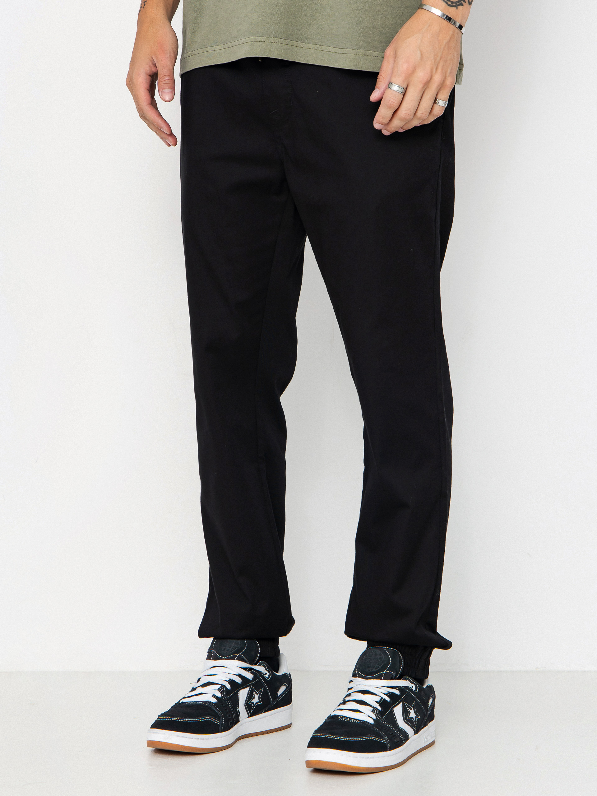 Nohavice Volcom Frickin Slim Jogger (black)
