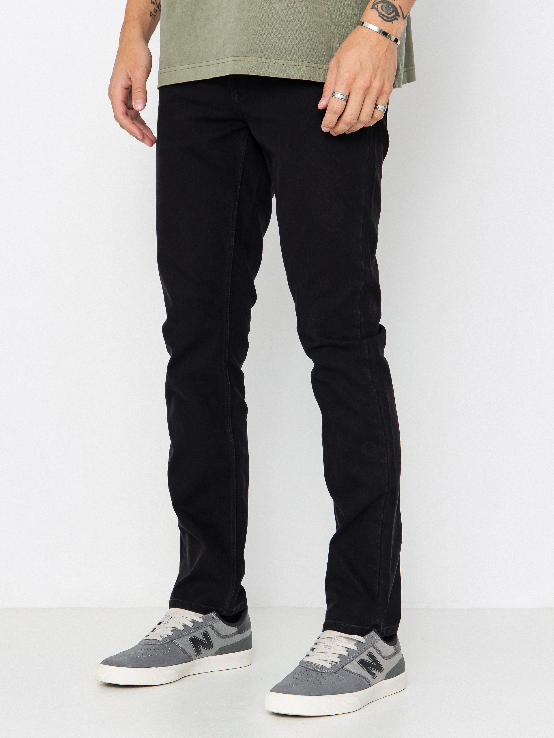 Nohavice Volcom Vorta Denim (black out)