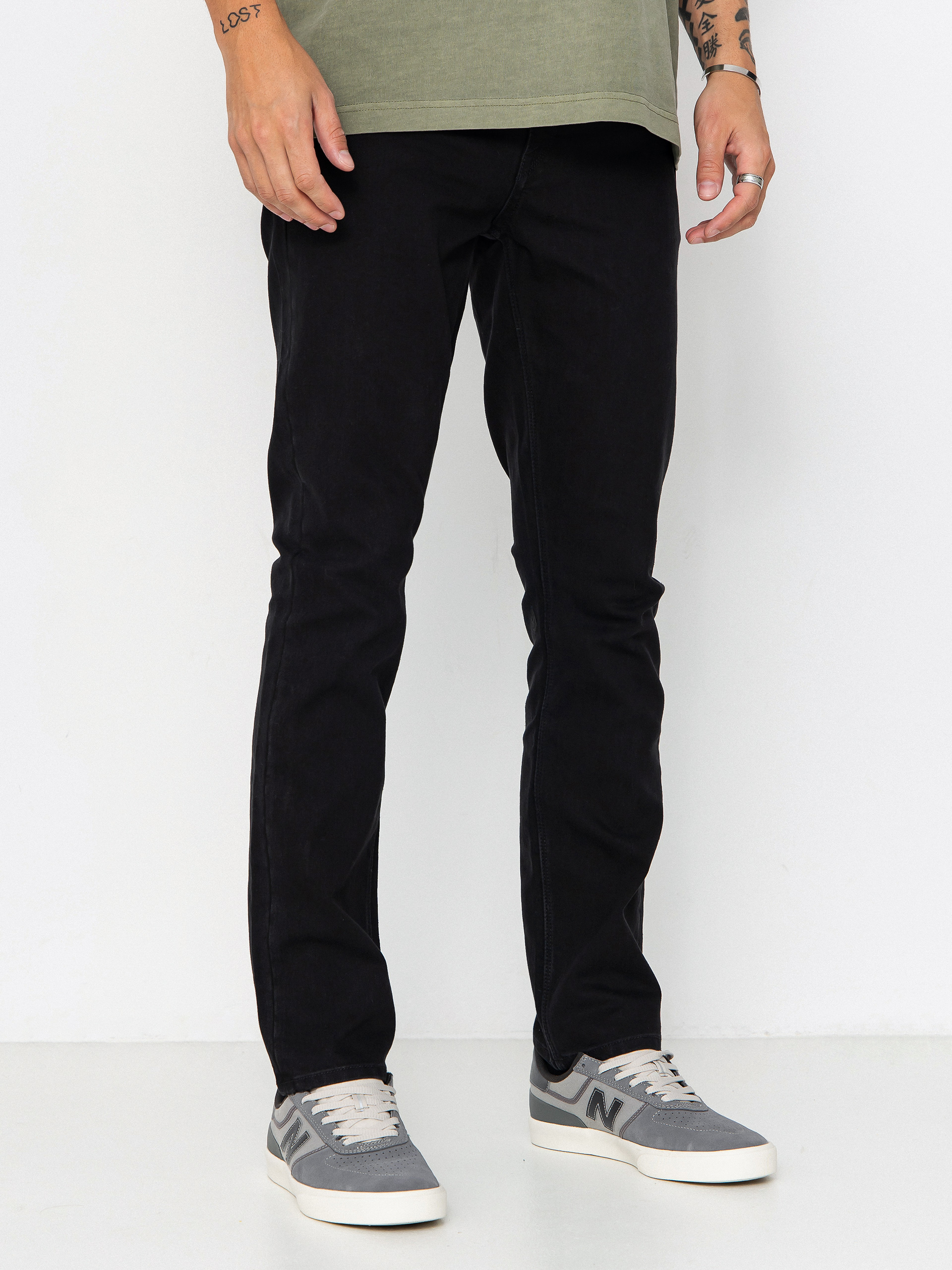 Nohavice Volcom Vorta Denim (black out)