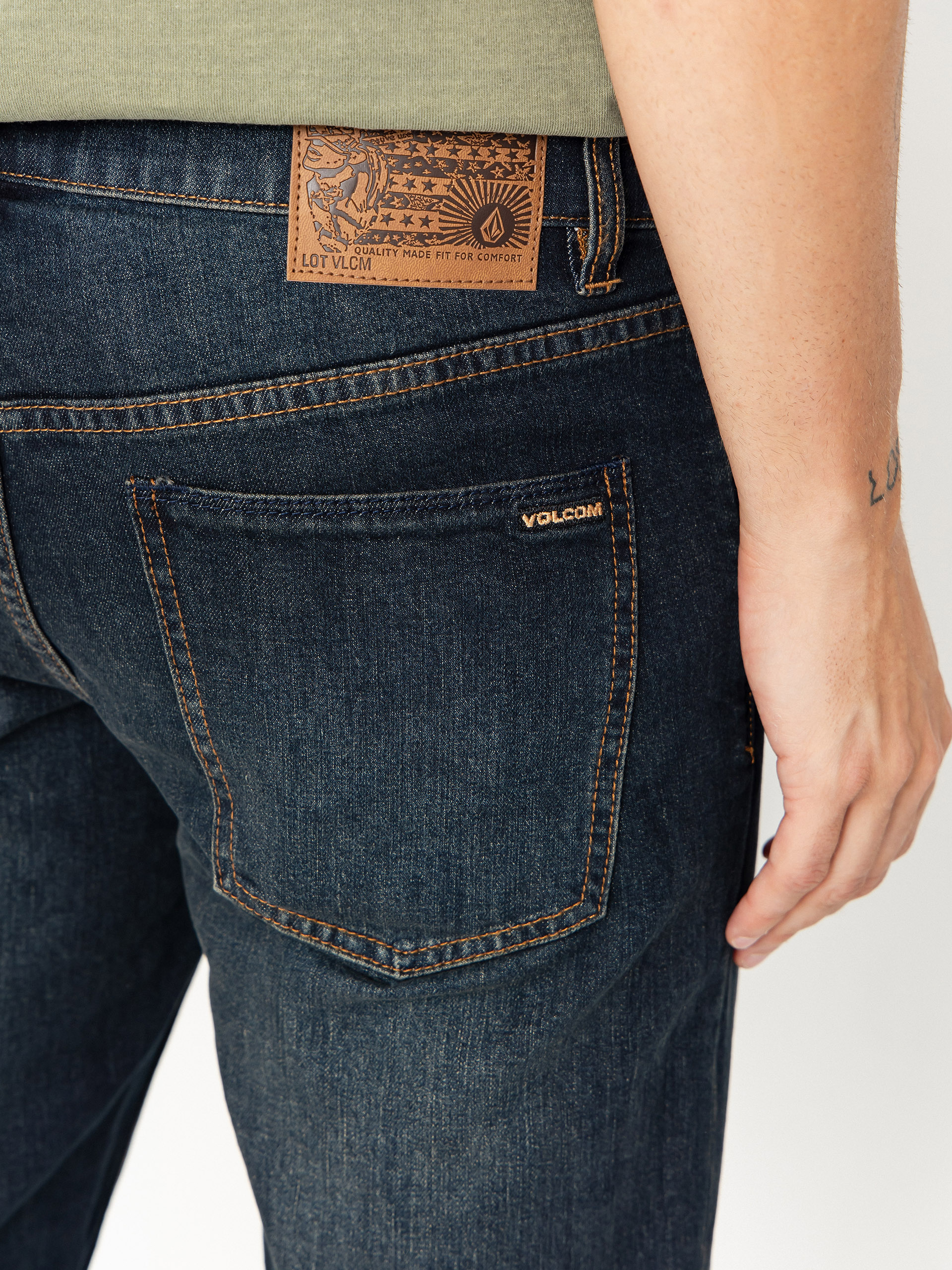 Nohavice Volcom Vorta Denim (new vintage blue)