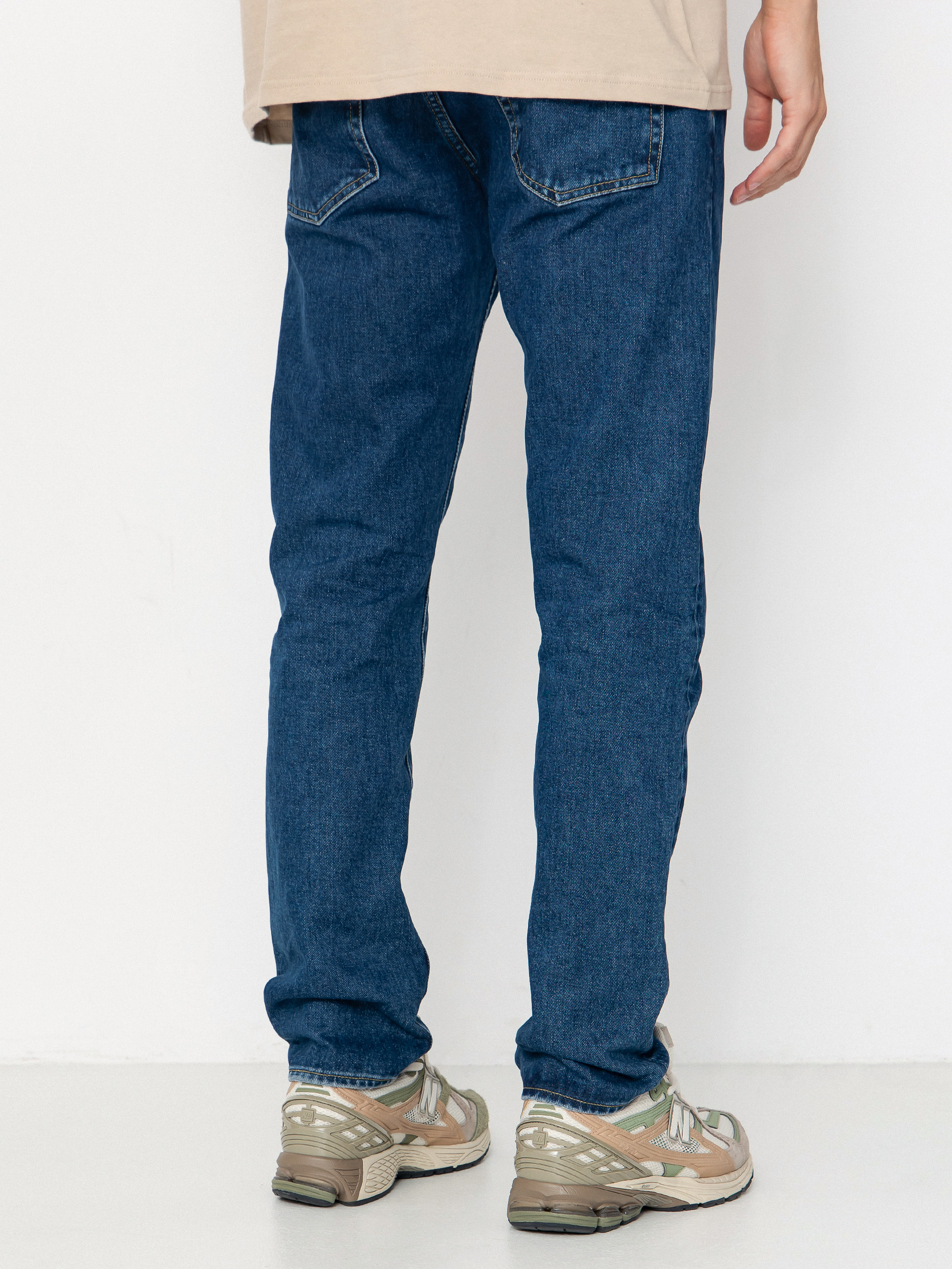Nohavice Carhartt WIP Klondike (blue/stone washed)
