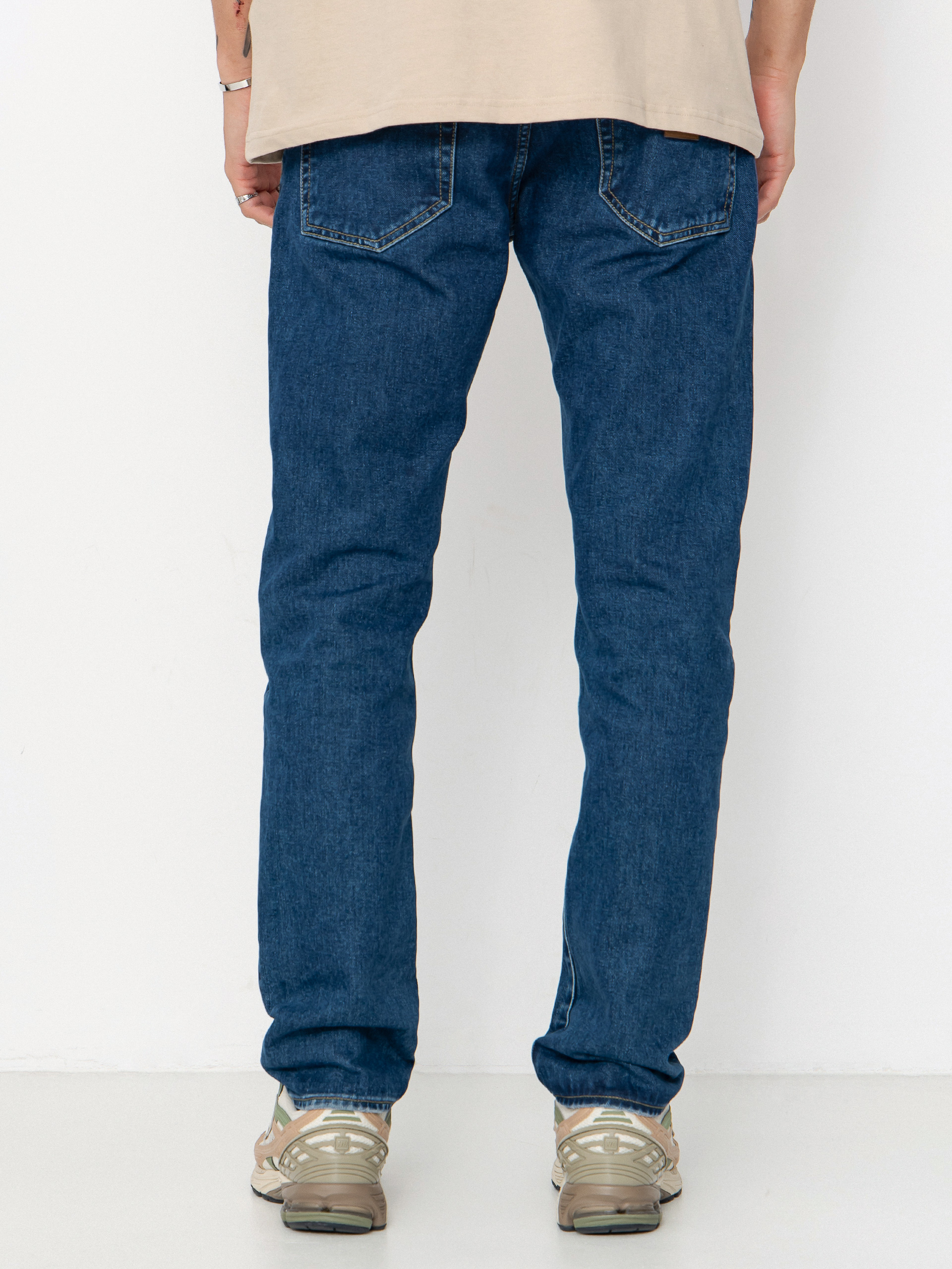 Nohavice Carhartt WIP Klondike (blue/stone washed)