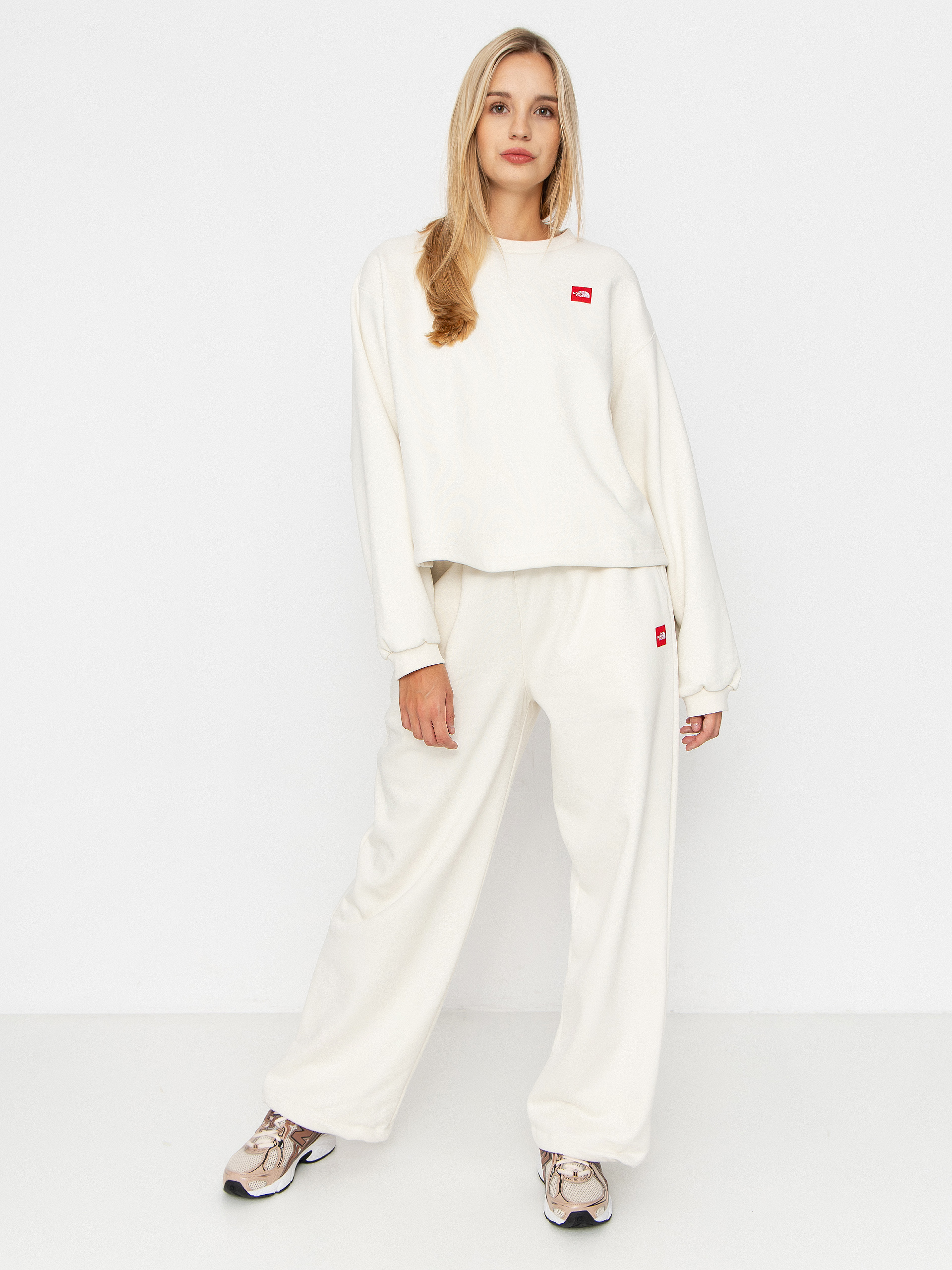 Mikina The North Face Red Box (white dune)