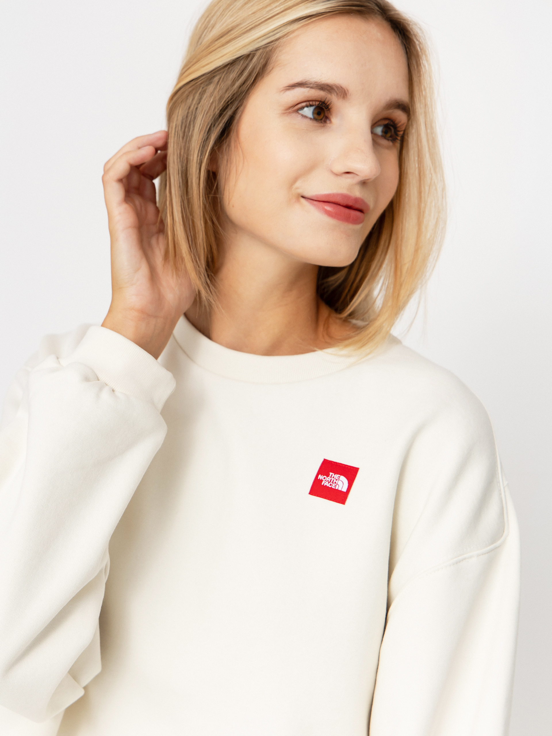 Mikina The North Face Red Box (white dune)