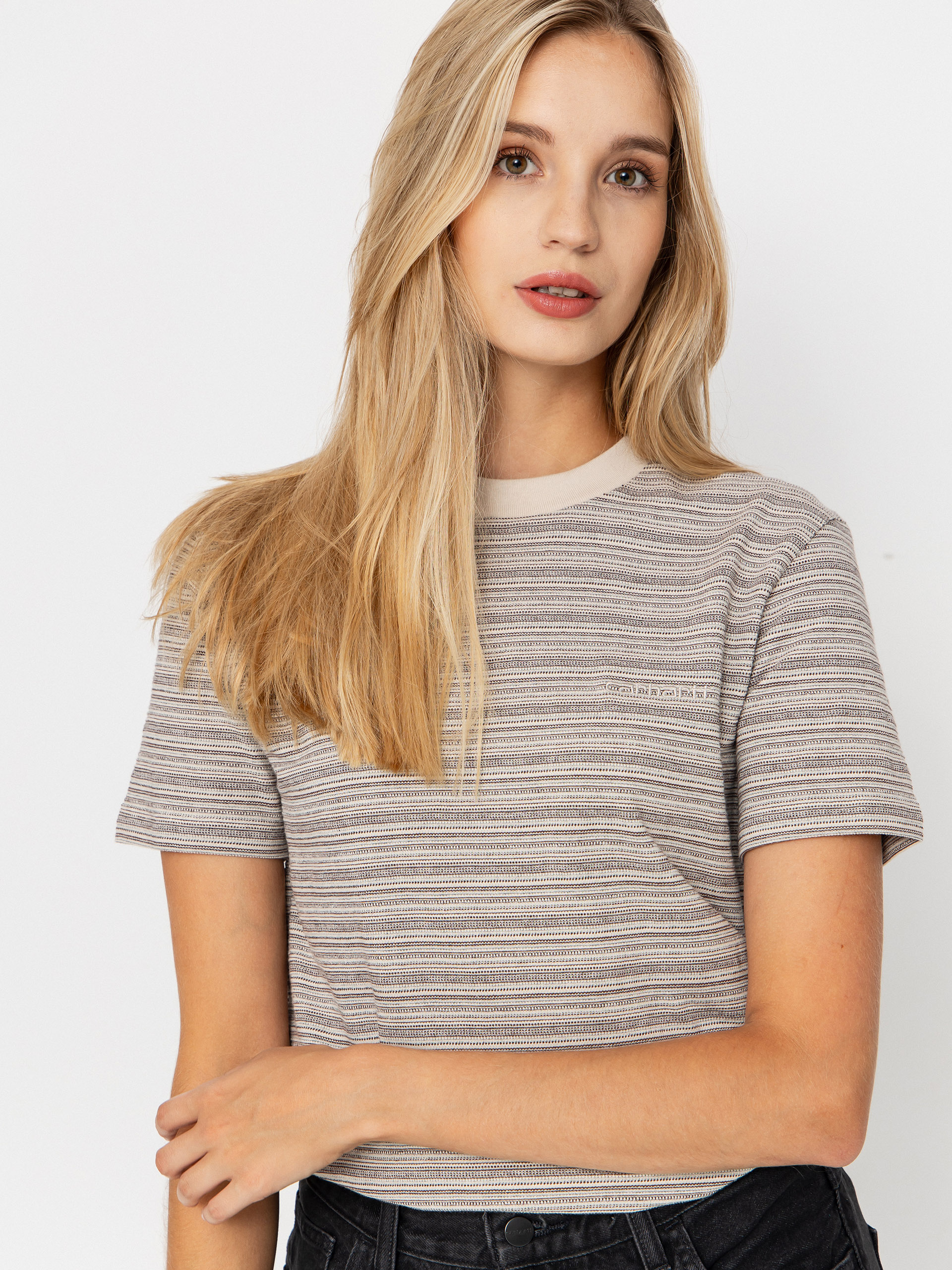 Tričko Carhartt WIP Gellar Wmn (gellar stripe/wax)