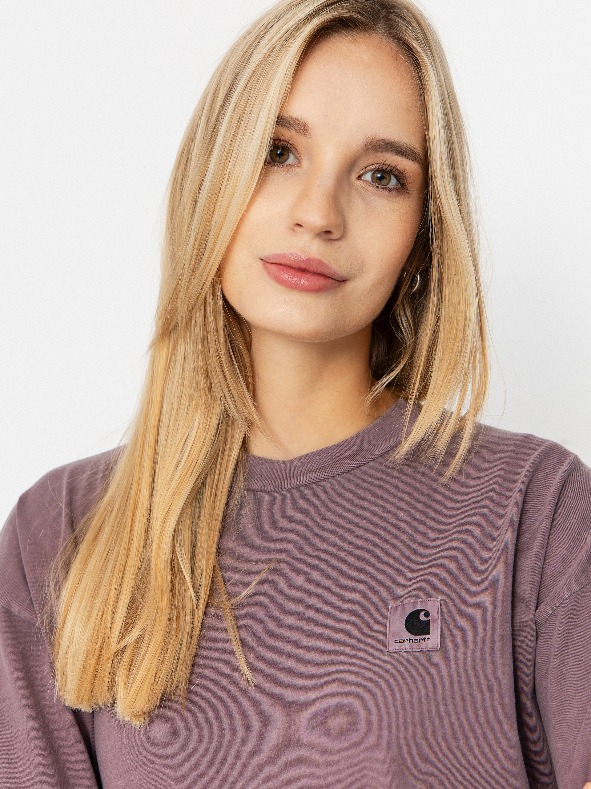 Tričko Carhartt WIP Nelson Wmn (phlox/garment dyed)