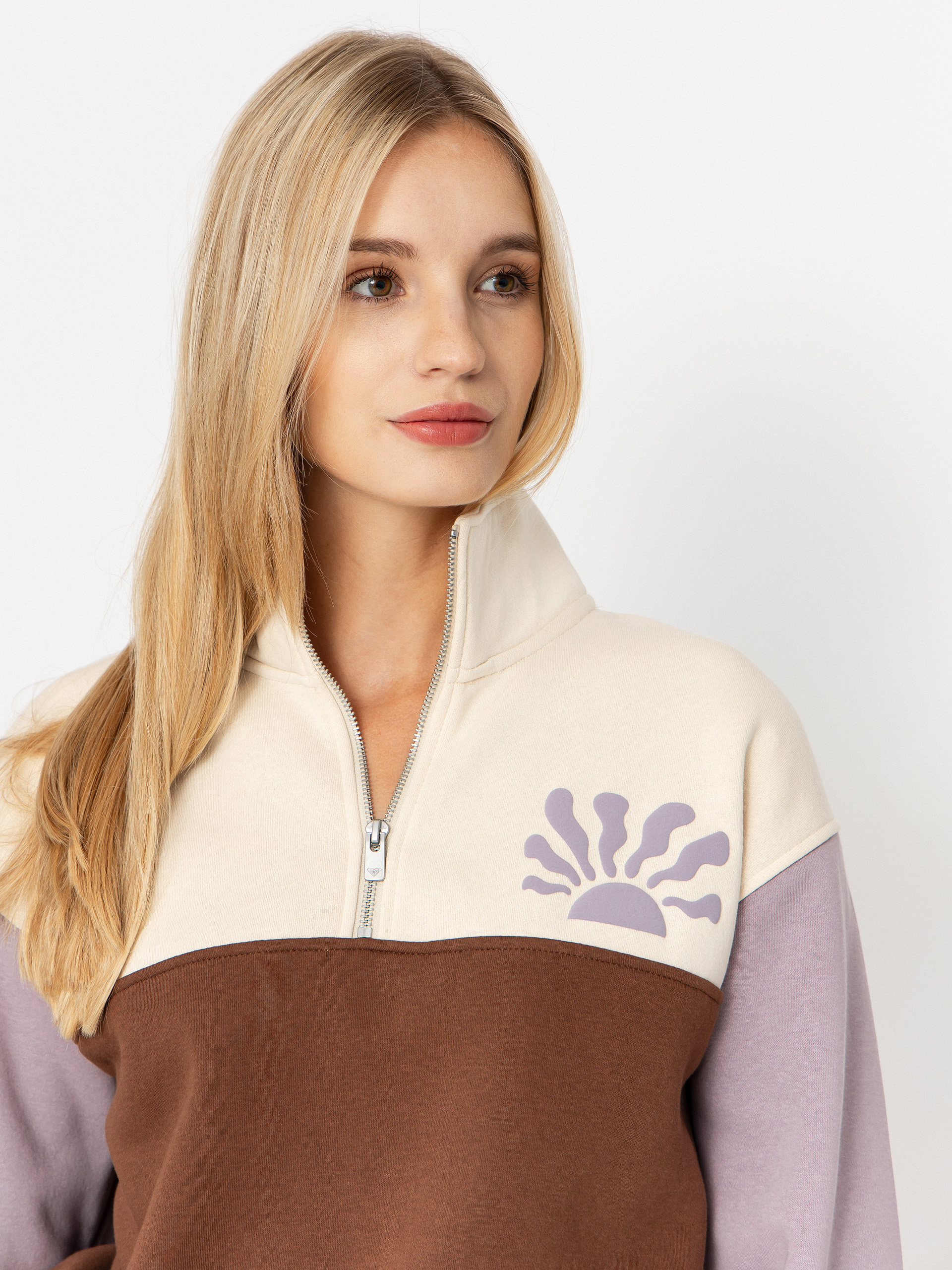 Mikina Roxy View Point Block Wmn (tiramisu)