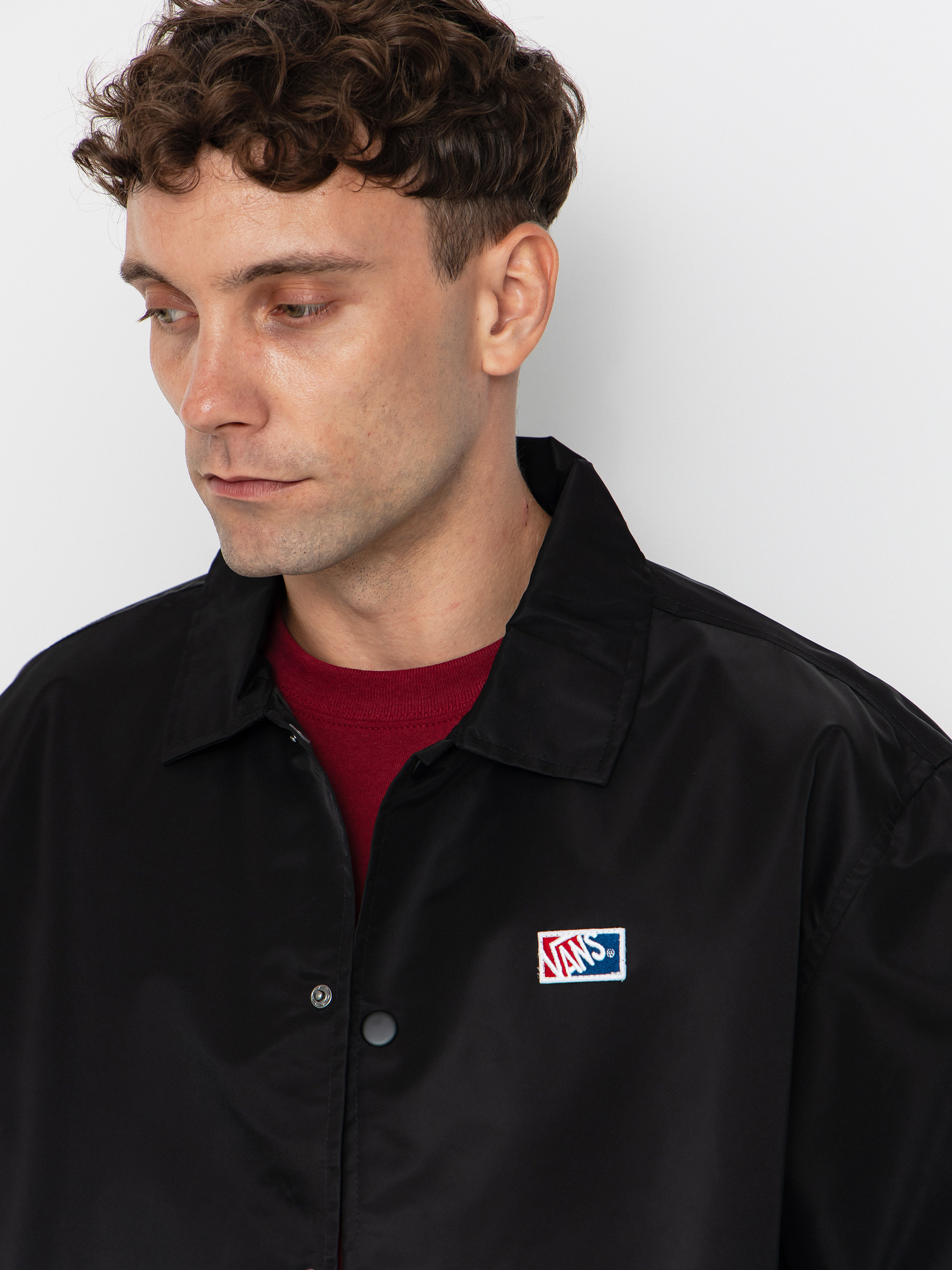 Bunda Vans Torrey Nylon Coaches (black/white)