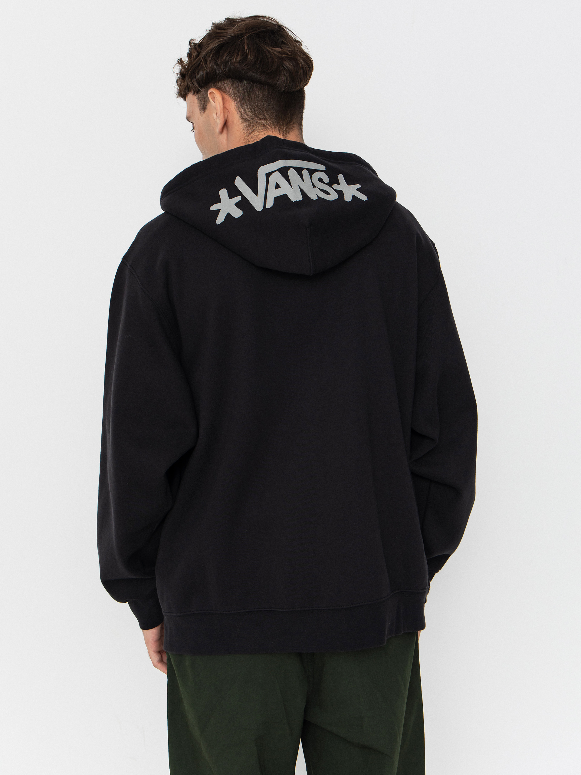 Mikina s kapucňou Vans Skate Atiba Haze ZHD (black)