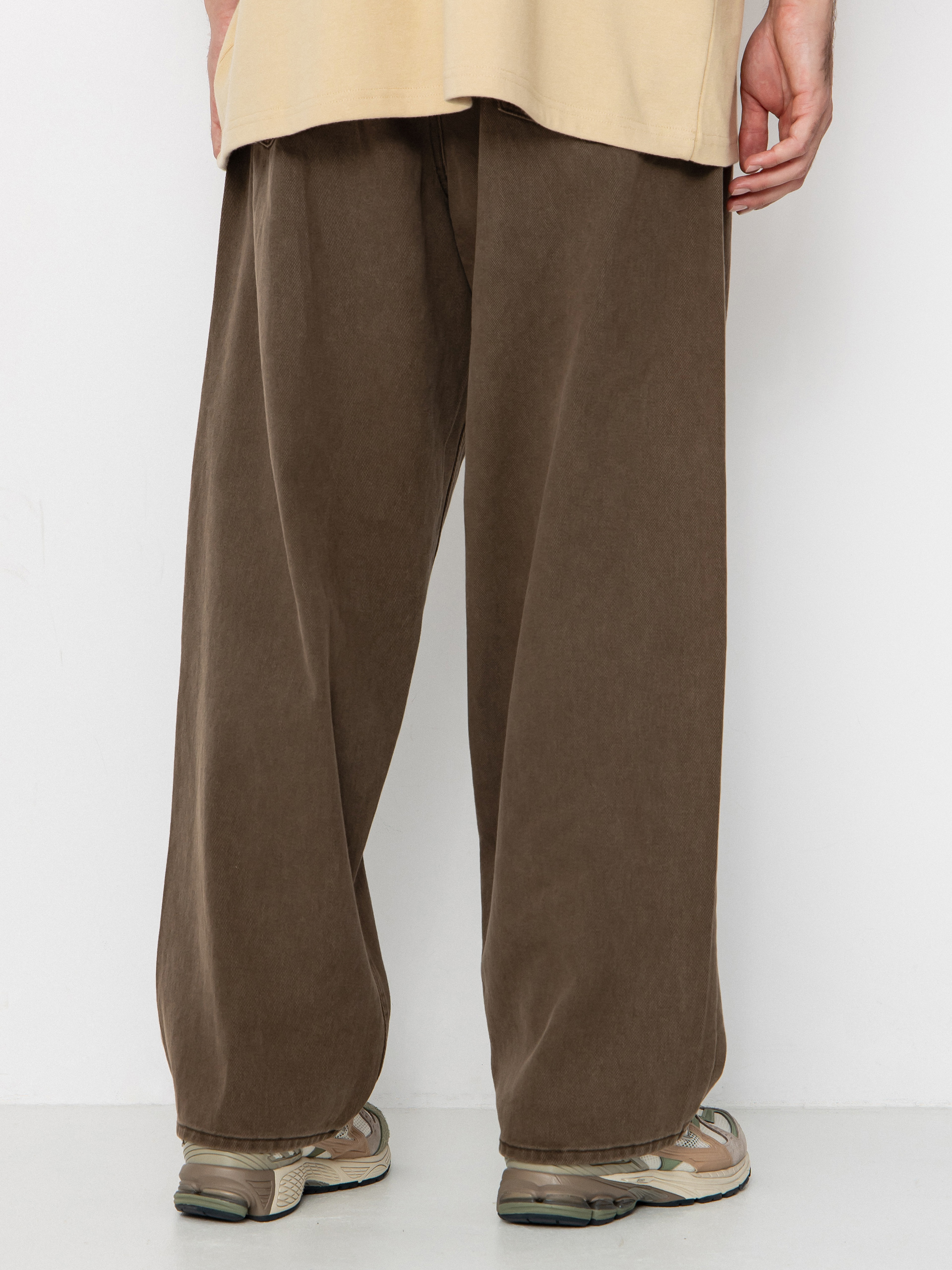 Nohavice OBEY Bigwig Baggy Denim (wren faded wash)