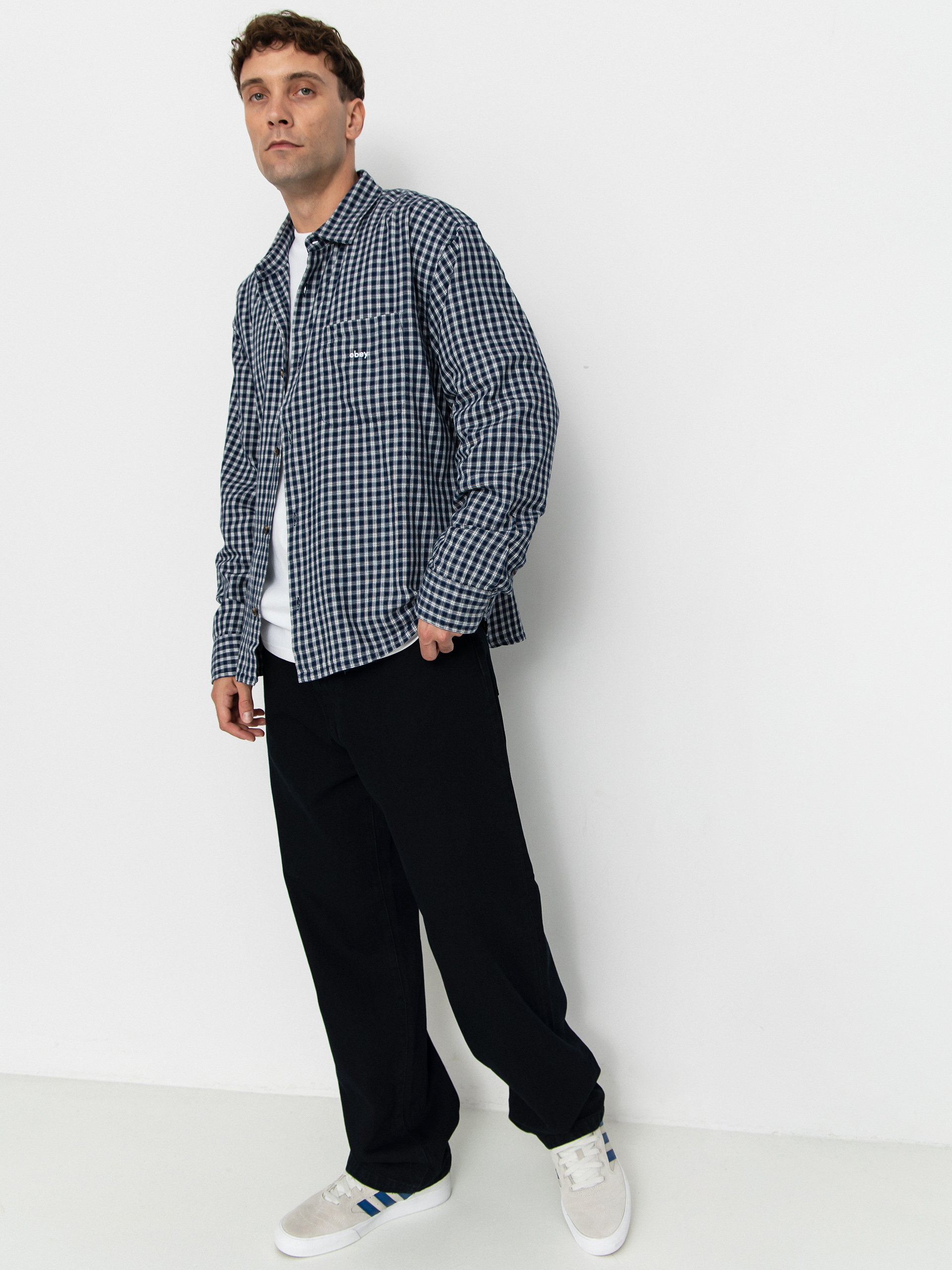 Košeľa OBEY Bigwig Andy Woven