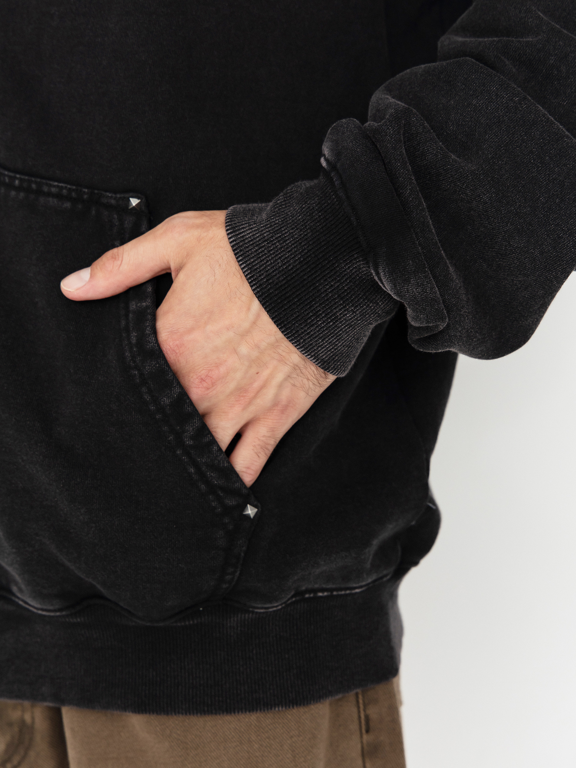 Mikina Volcom Studder Zip (black)