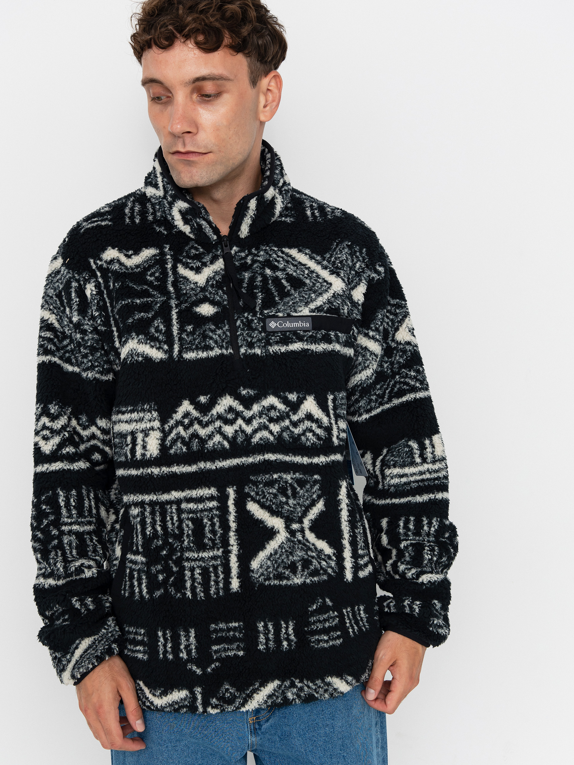 Flísová mikina Columbia Rugged Ridge High Pile Half Zip