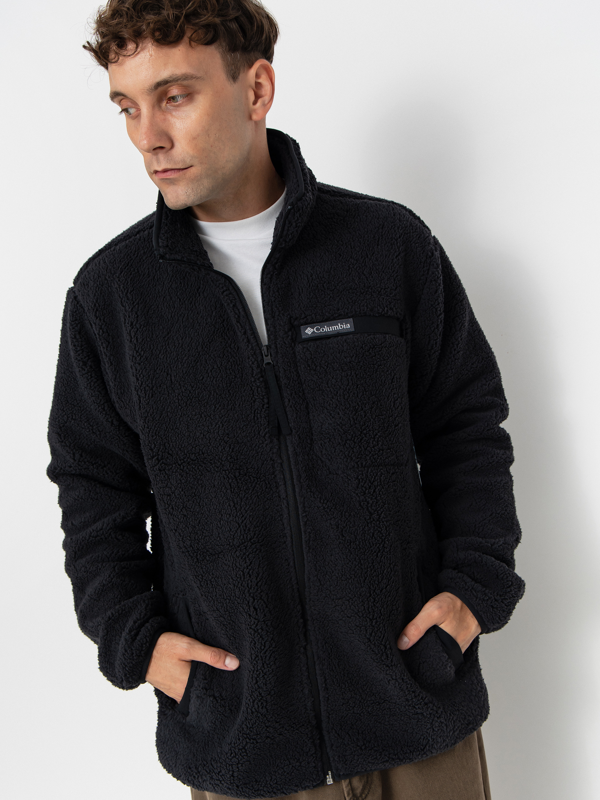 Flísová mikina Columbia Rugged Ridge High Pile Full Zip