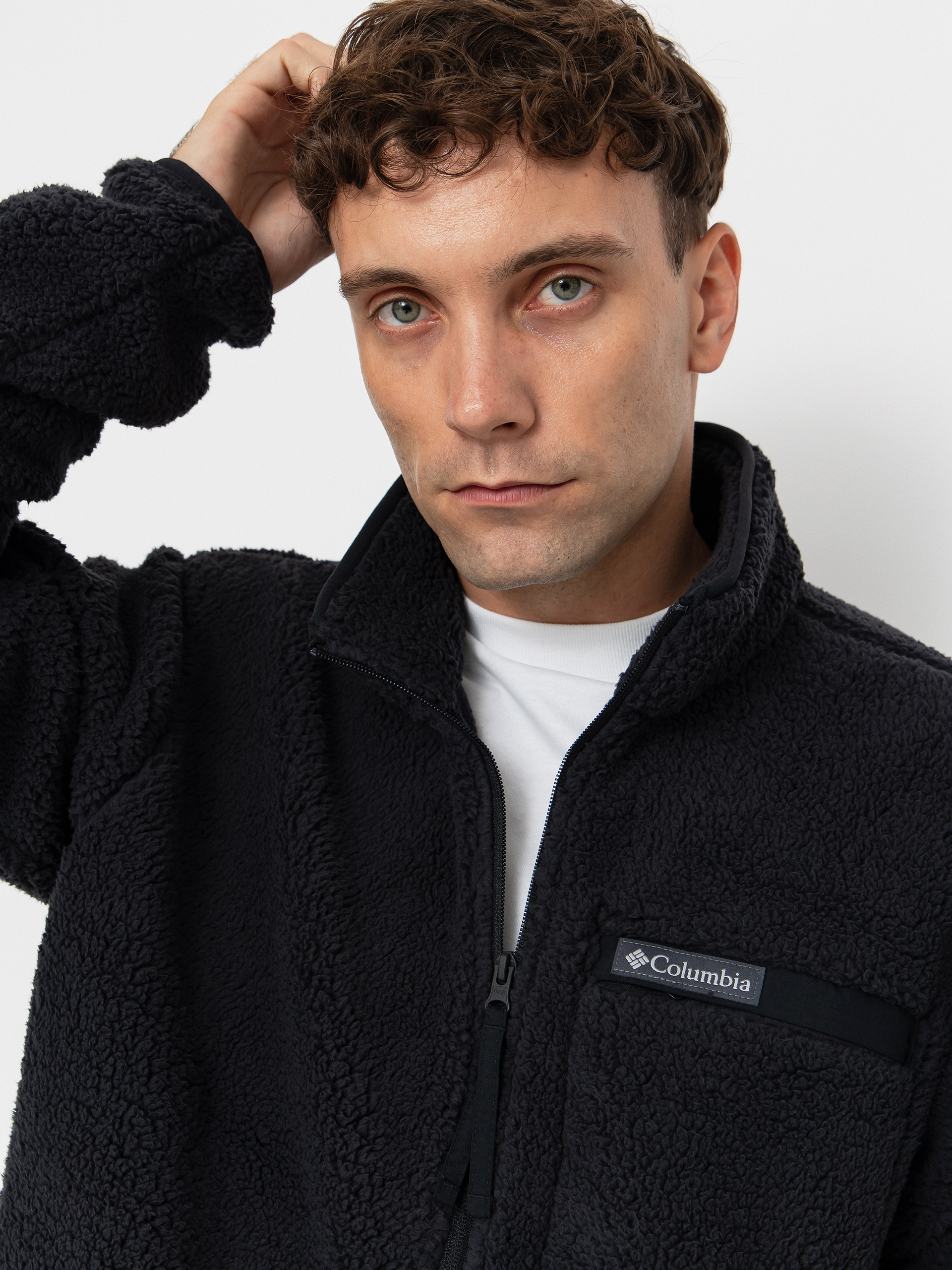 Pánsky Flísová mikina Columbia Rugged Ridge High Pile Full Zip (black)
