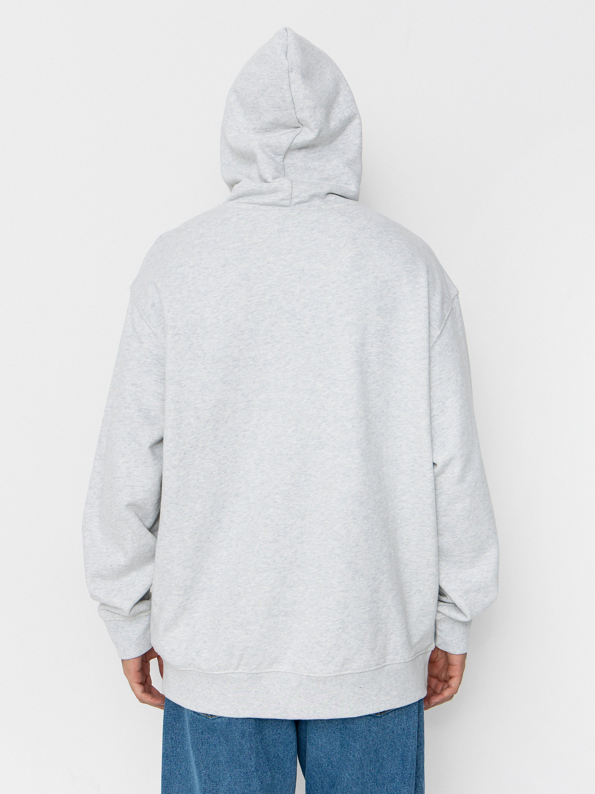 Mikina s kapucňou Quiksilver Dna HD (light grey heather)