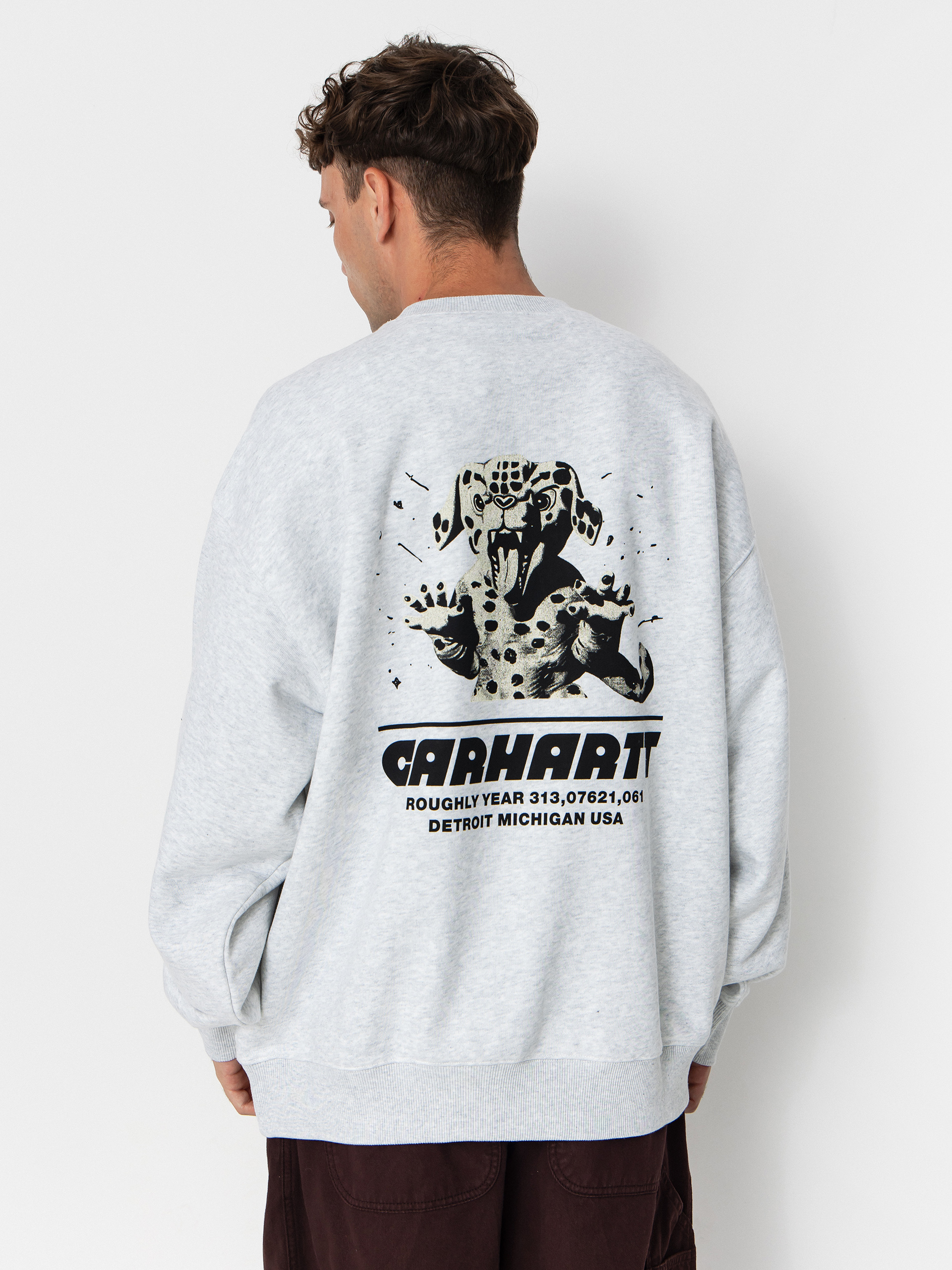 Mikina Carhartt WIP Wiptopia (ash heather)