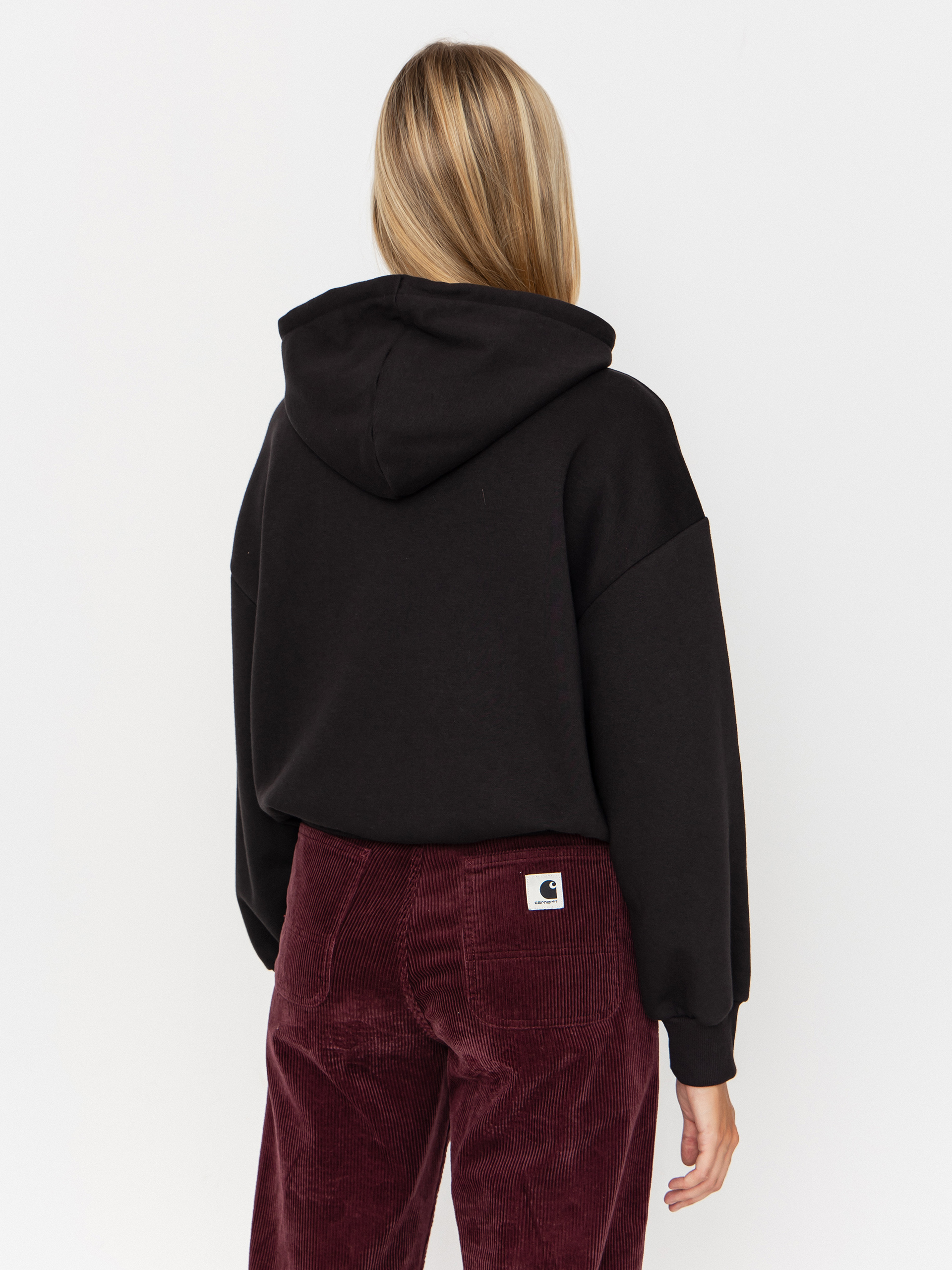 Mikina s kapucňou Vans Outer Ring Retro HD Wmn (black)