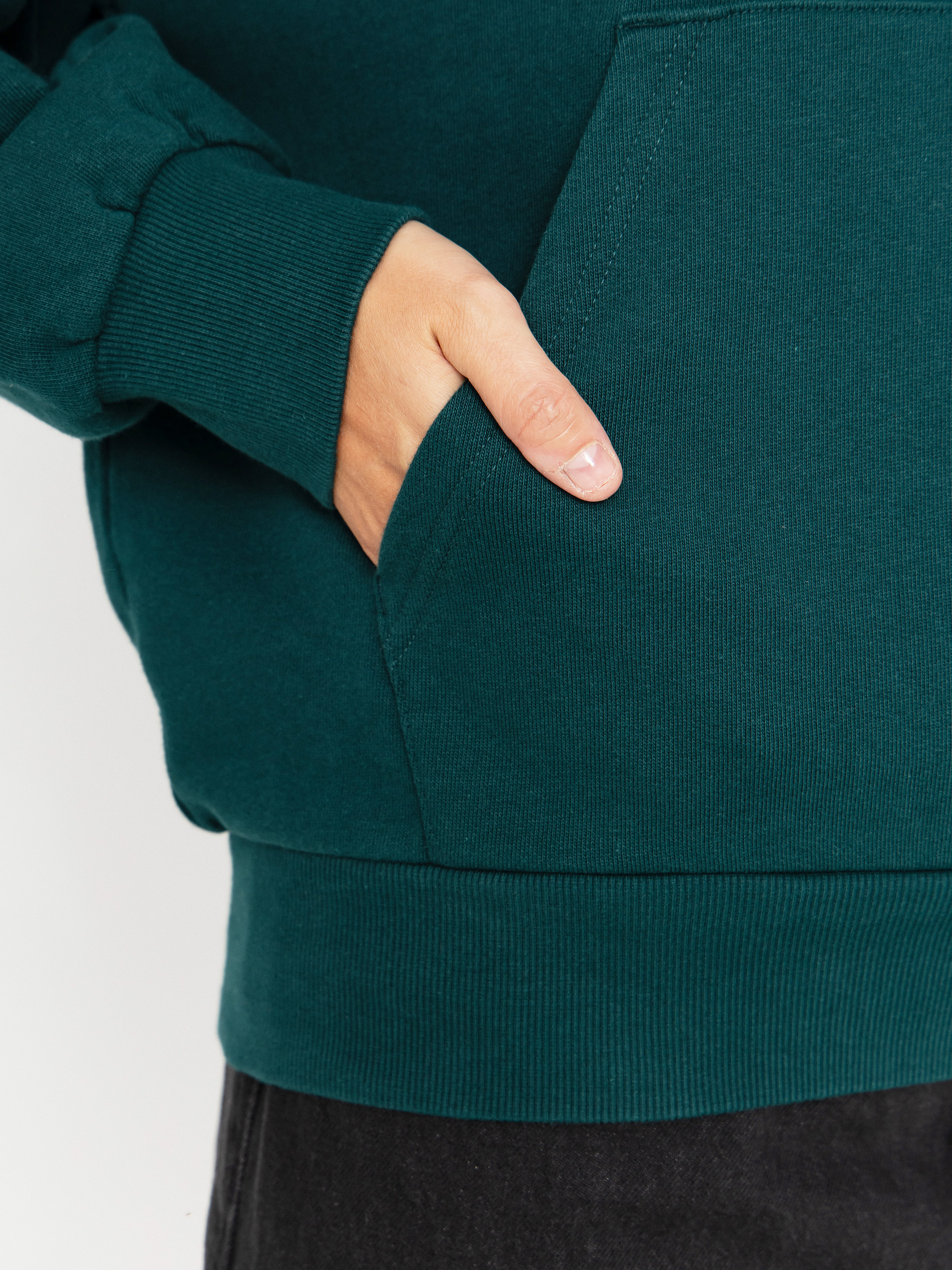 Mikina s kapucňou Carhartt WIP Casey HD Wmn (dark fir/silver)