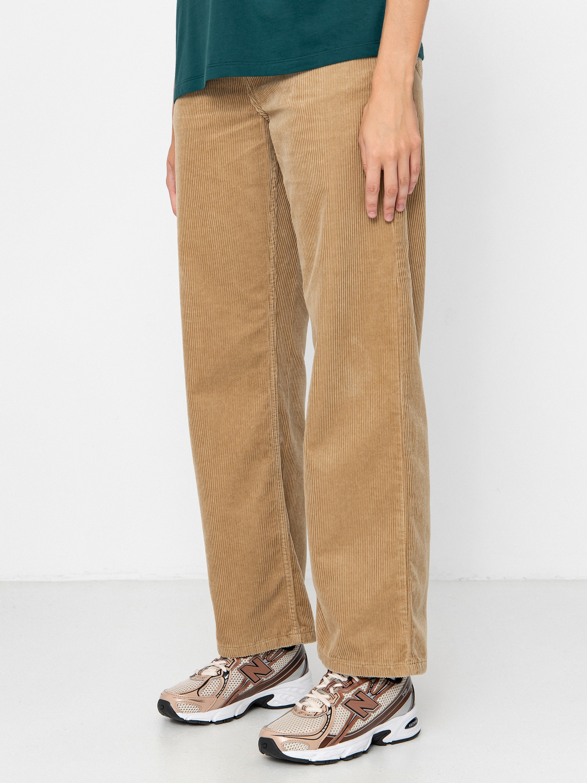 Nohavice Carhartt WIP Simple Wmn (leather/rinsed)