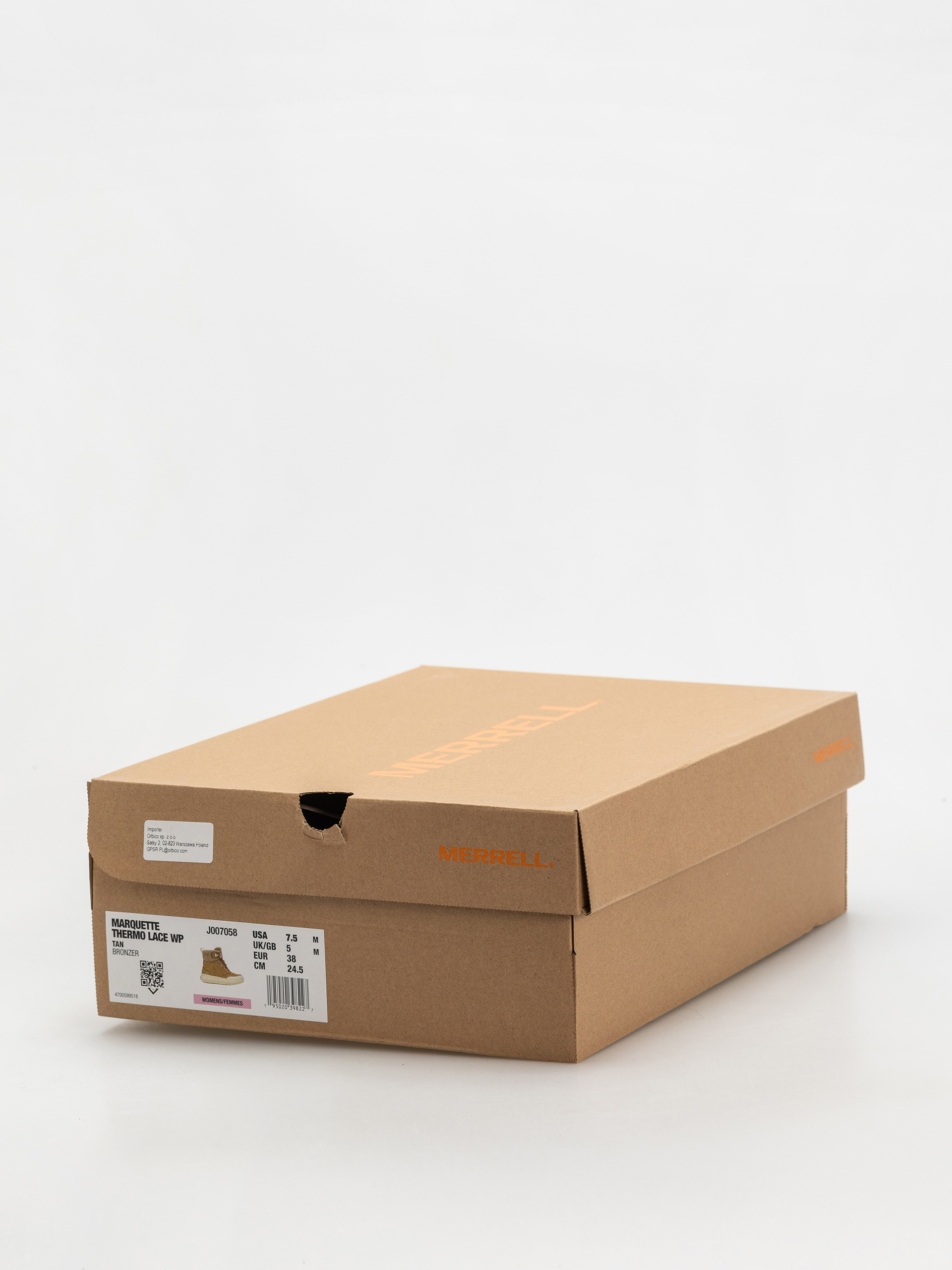 Topánky Merrell Marquette Thermo Lace Wp Wmn (tan)