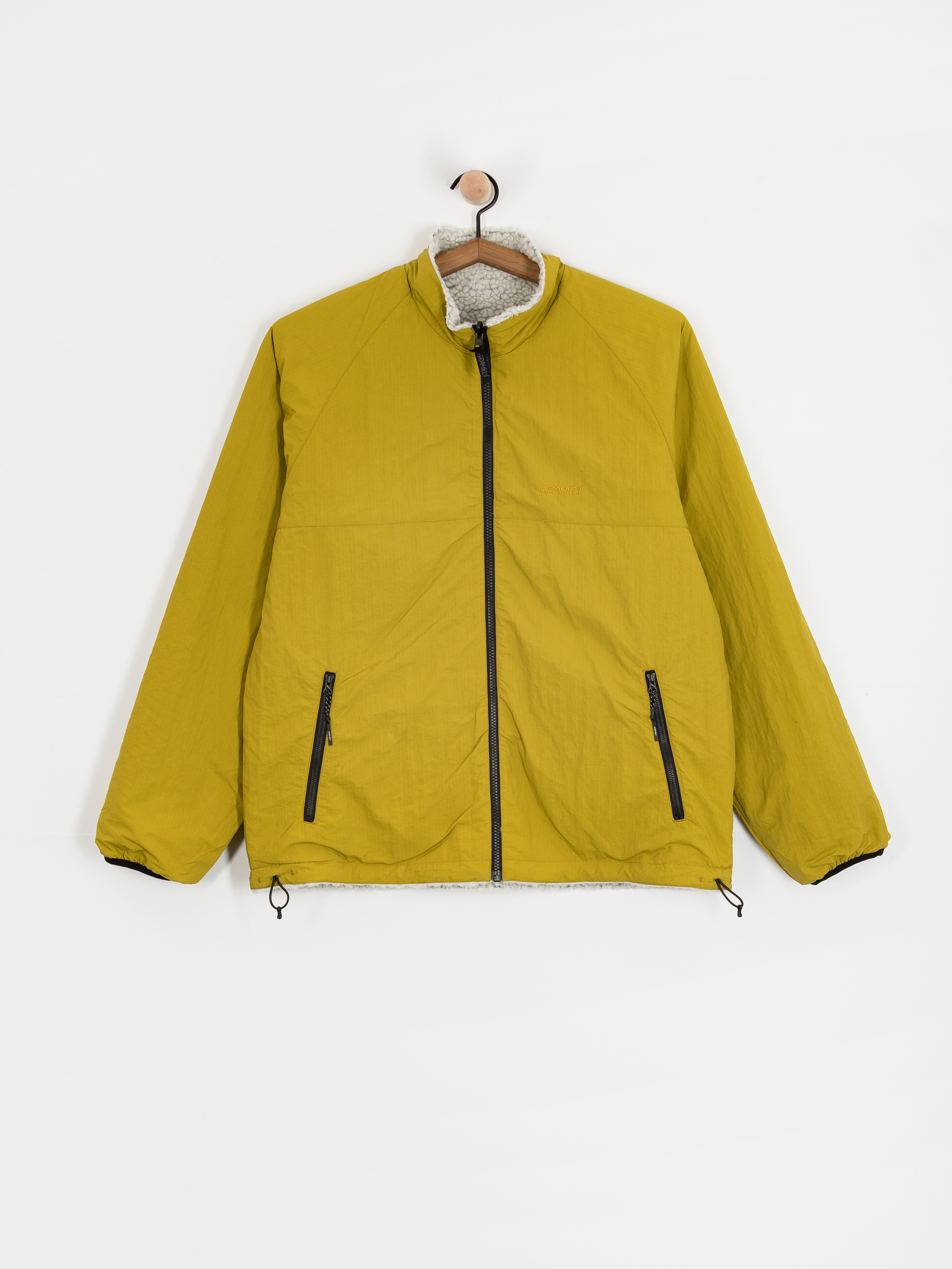 Bunda Gramicci Reversible Sherpa (natural/chartreuse)