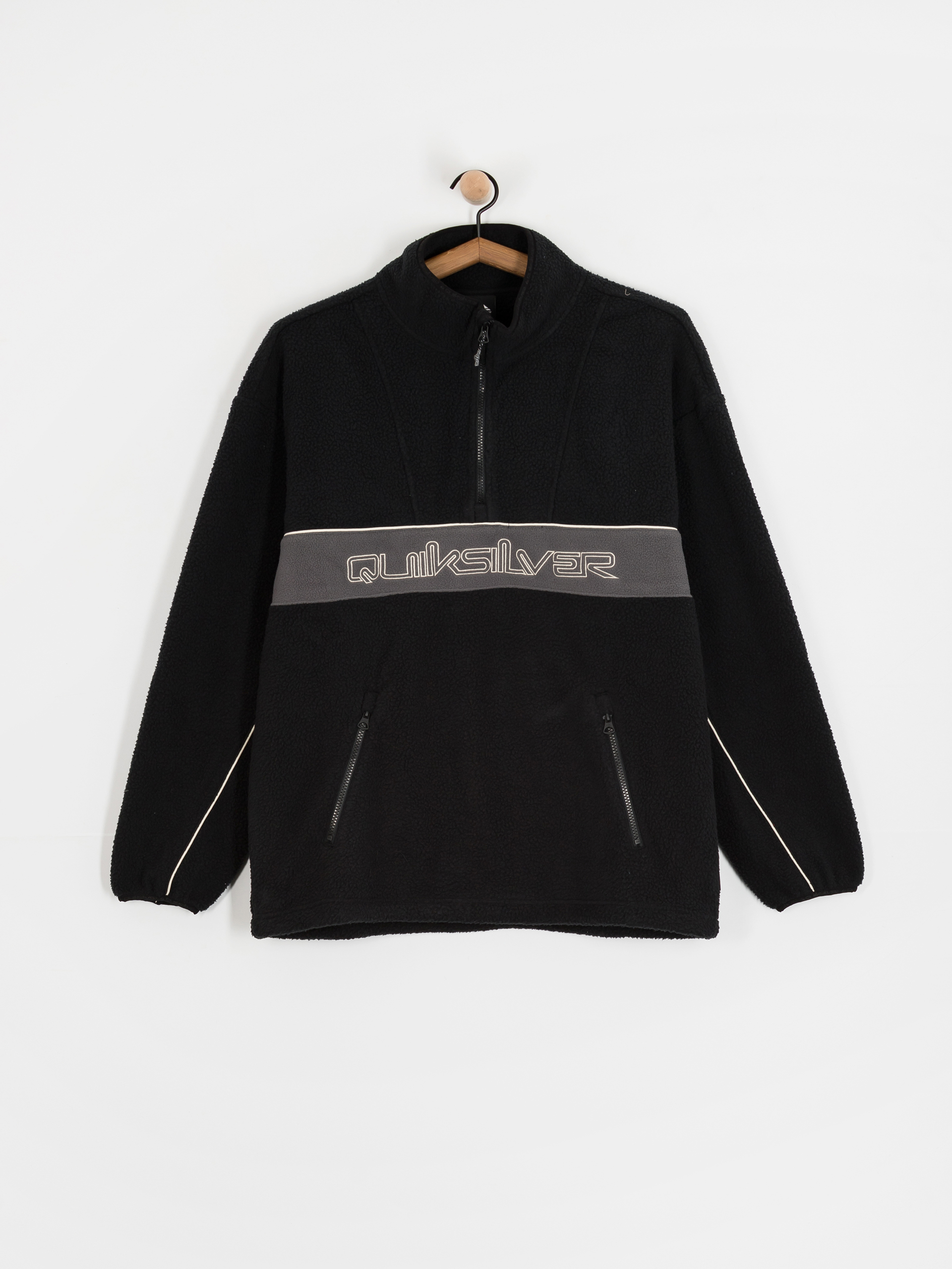 Pánsky Flísová mikina Quiksilver Omni Sherpa HZ (black)