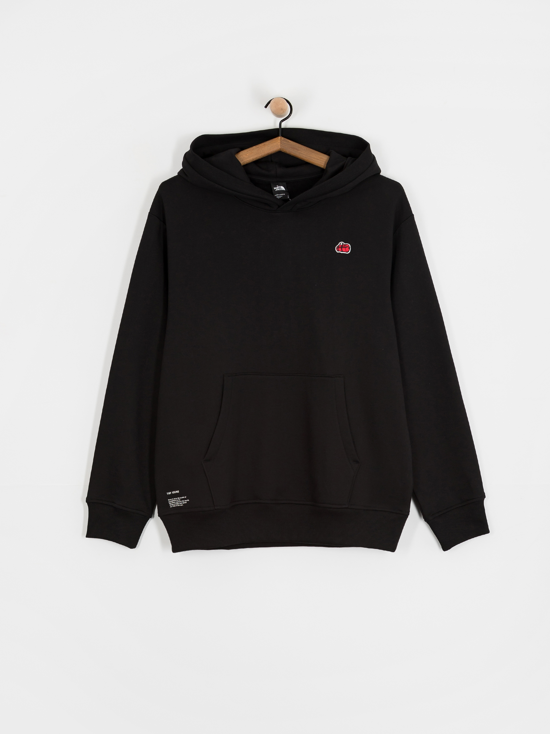 Mikina s kapucňou The North Face Icon Relaxed HD (tnf black)