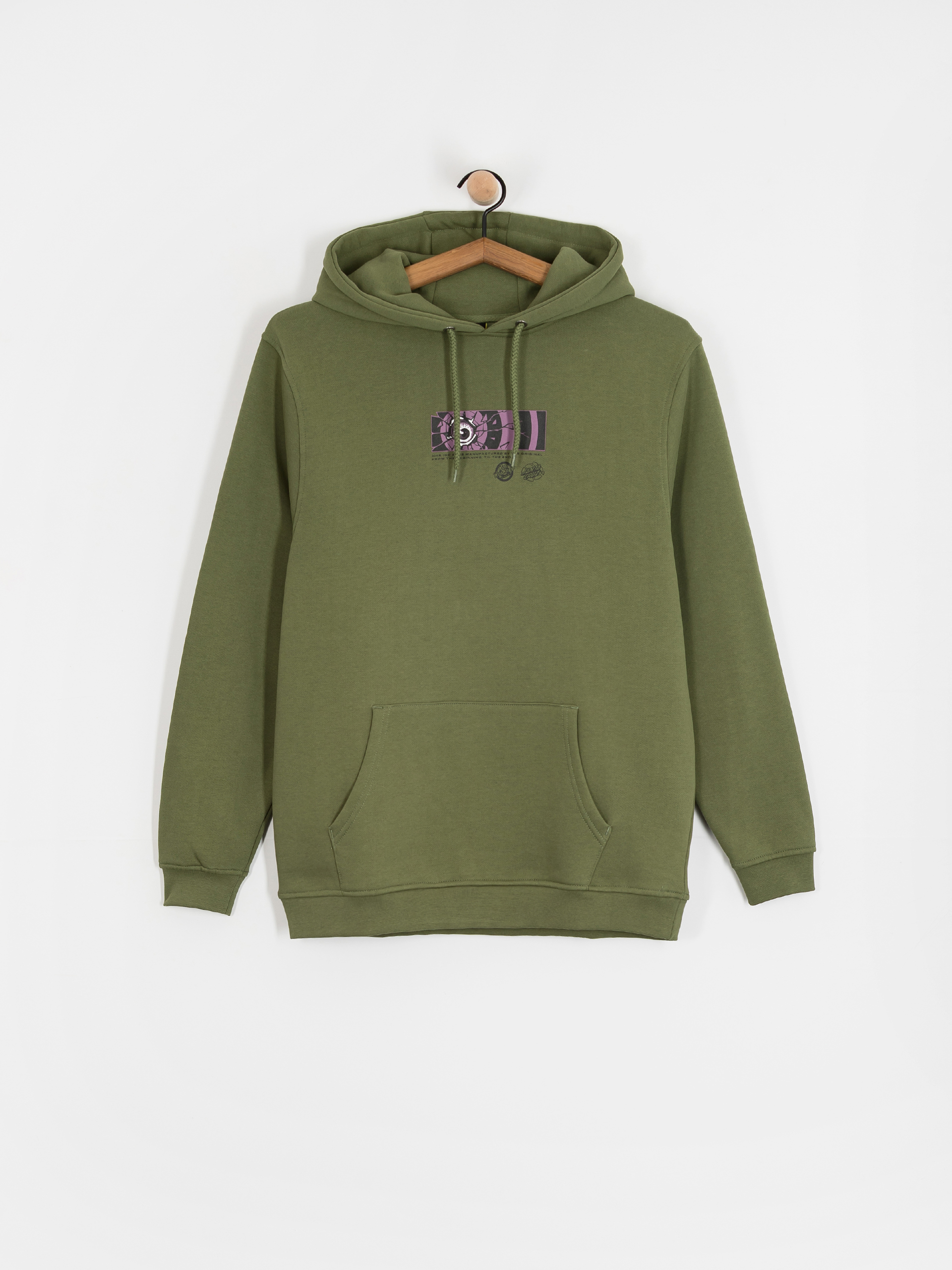 Mikina Santa Cruz Roskopp Dissect Strip (dark moss)