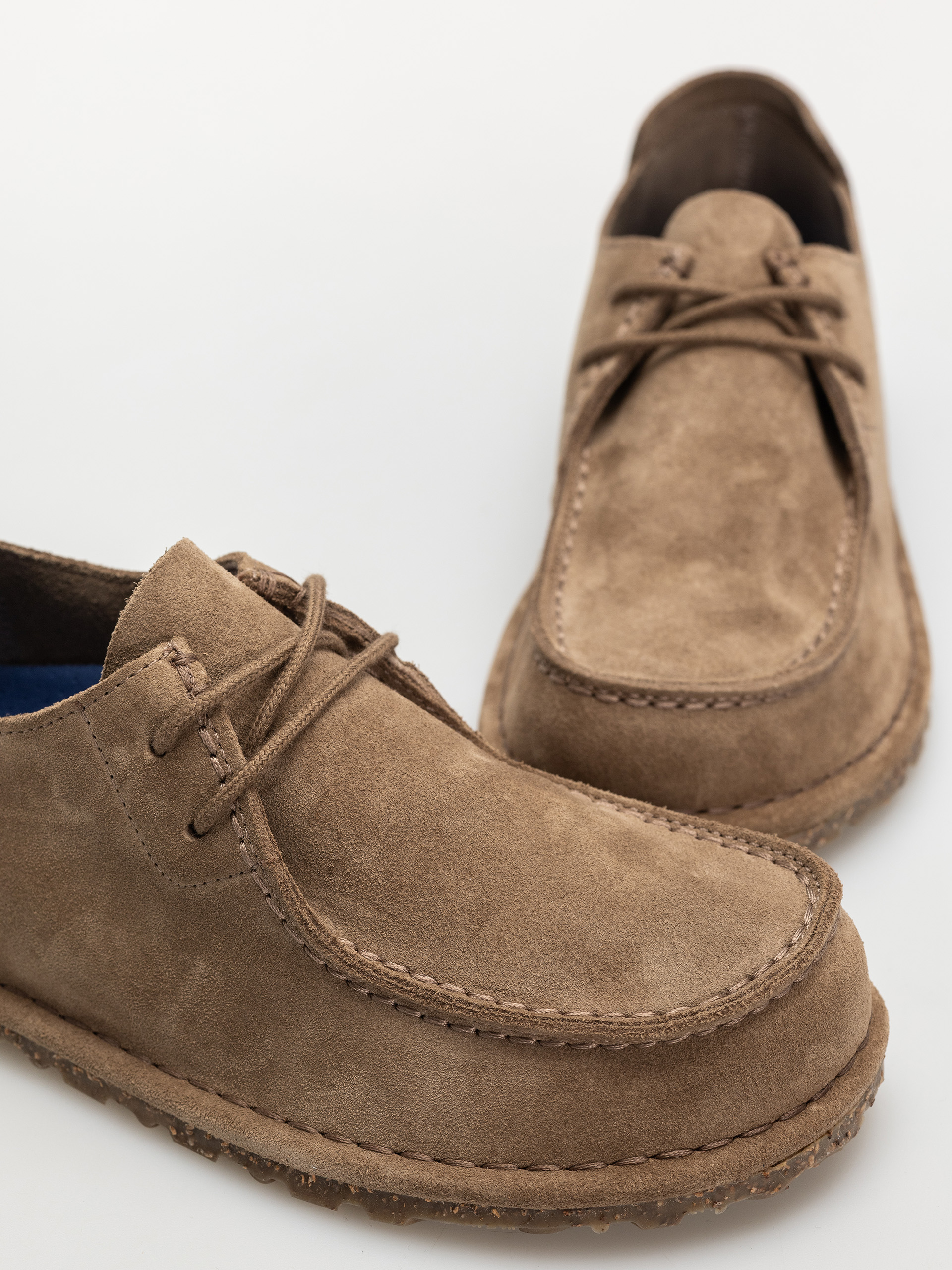 Šľapky Birkenstock Utti Lace Suede Leather Narrow Wmn (gray taupe)