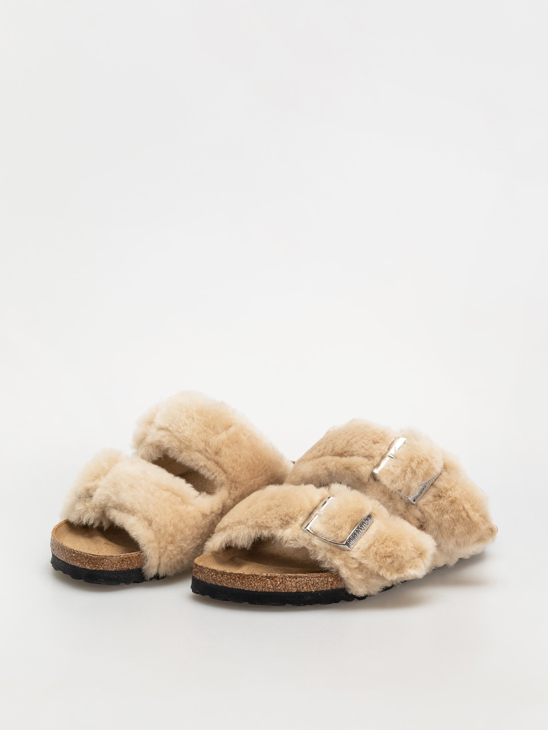Šľapky Birkenstock Arizona Shearling Cover Upper Narrow Wmn (sandcastle)